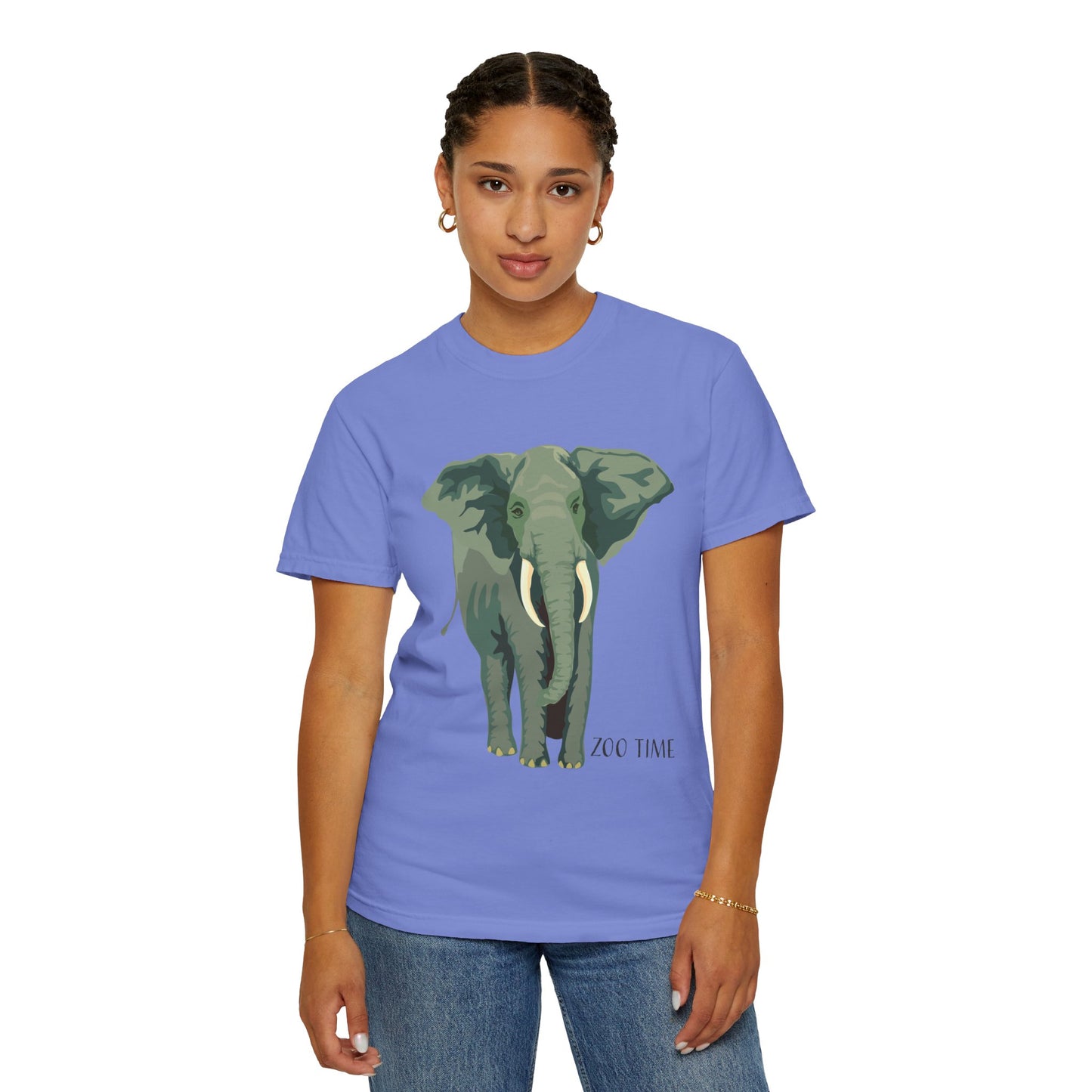 Unisex T-shirt with animal prints