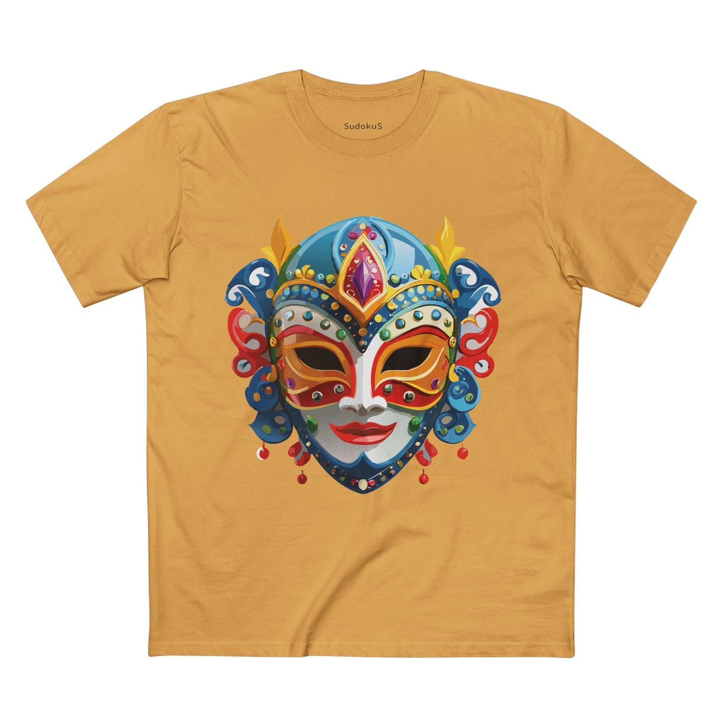 Mask Graphic Unisex 100 Cotton Staple Tee 23