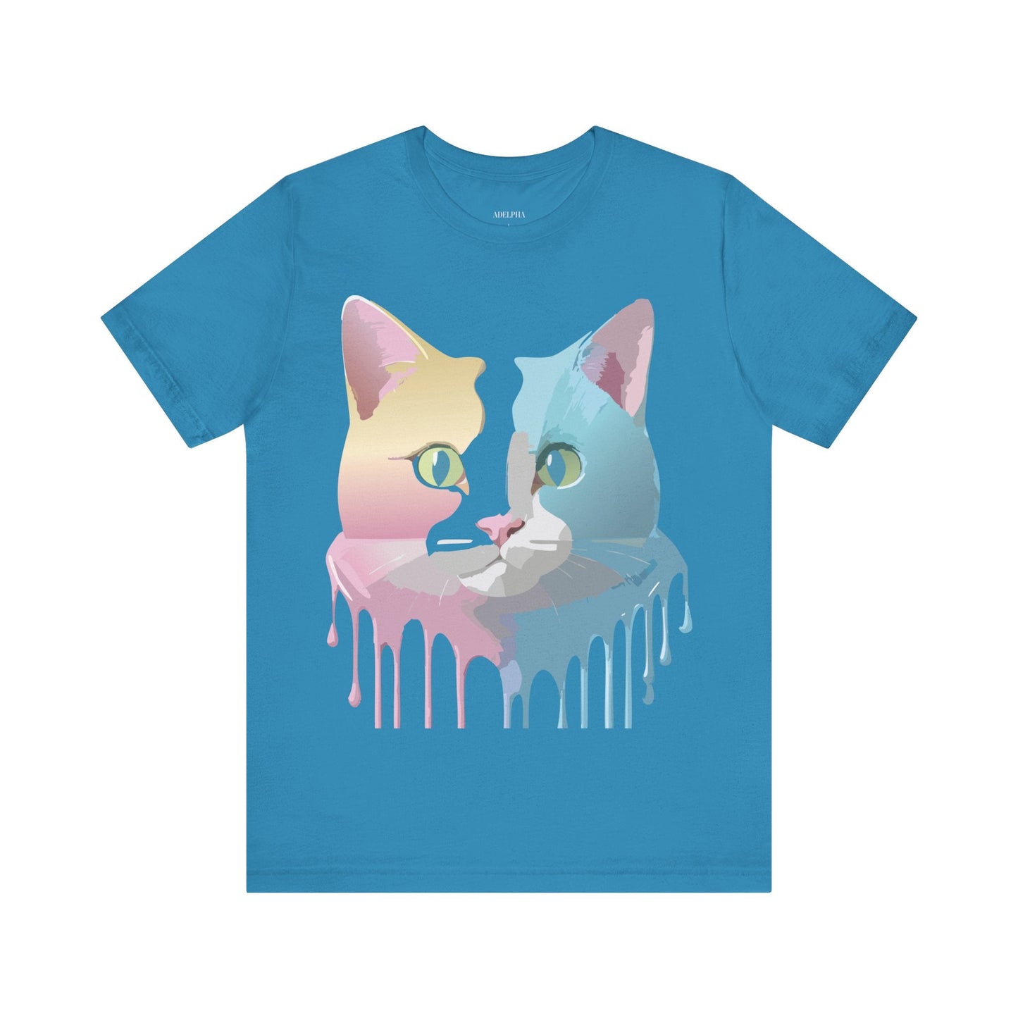 Cat Graphic Tee Unisex Vintage Inspired Shirt By Adelpha Limited Edition