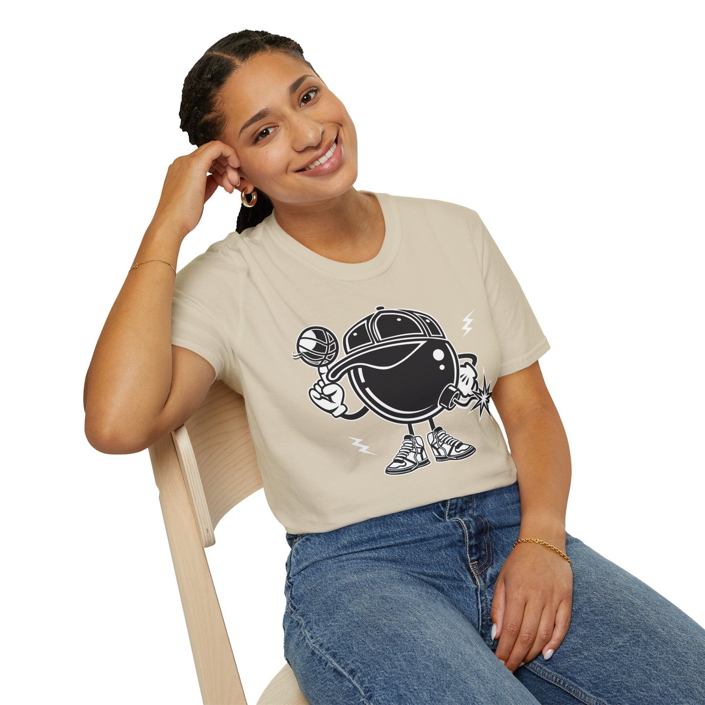 Cartoon Animation T Shirt Unisex Funny Tee Gildan Softstyle 100 Percent Cotton Comfort