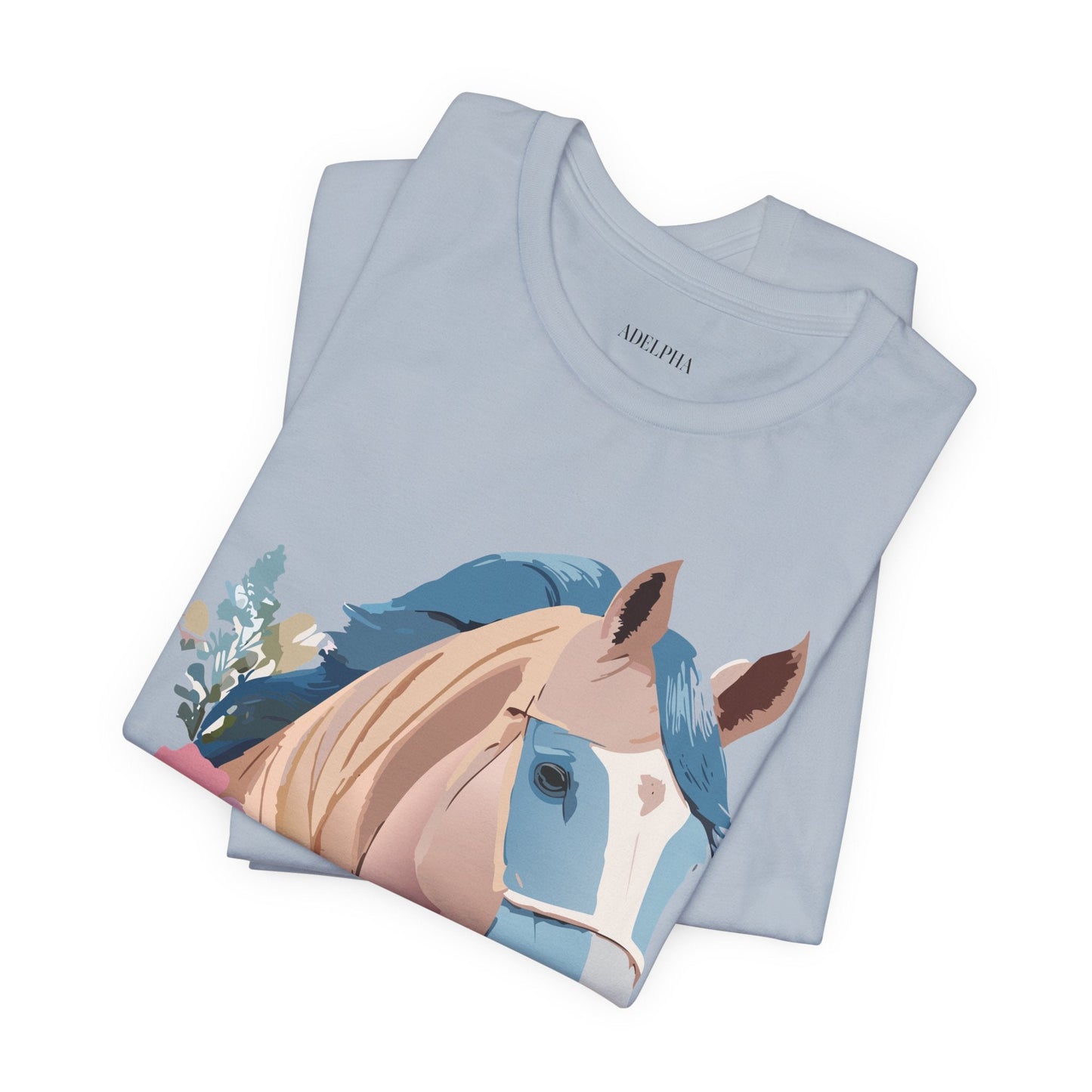 Horse Graphic Unisex 100 Cotton Vintage Animal Art T-Shirt 13