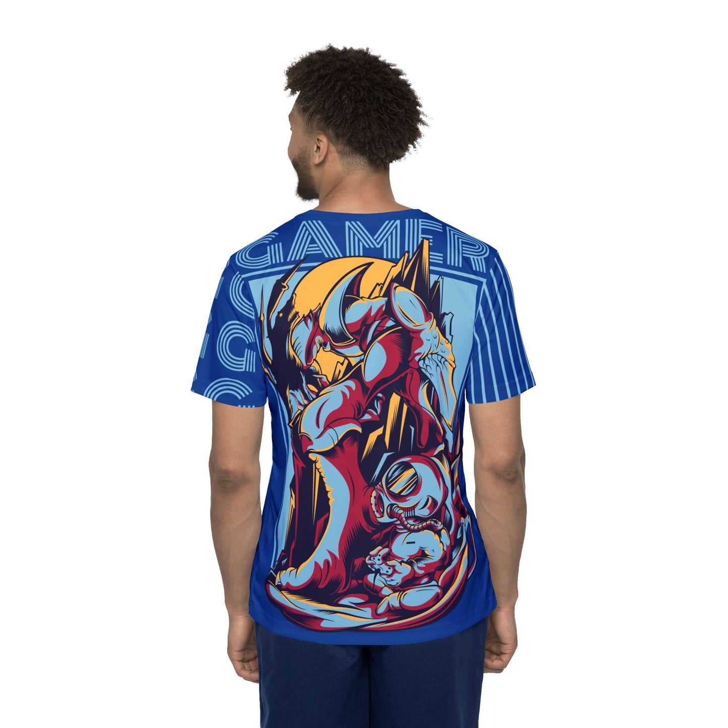 39-Be Fun Graphic T-Shirt, Art Design Poly Shirt, All Over Print Graphic Tee, Monsters T-Shirt, Cartoon Tees