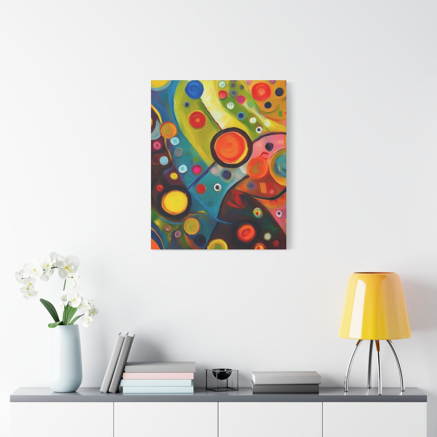Abstract Oil Painting Print Canvas 20x24,20x30,24x30 24x32,24x36,30x40 32x48,36x48,40x60 Pine-Wood Inner Frame ABS-125