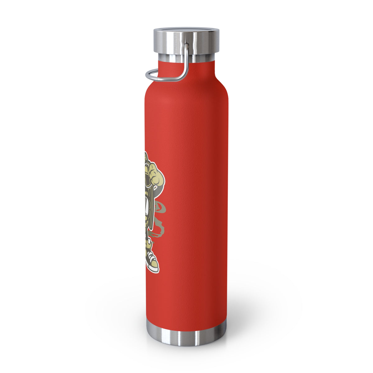 22oz Copper Insulated Water Bottle with Cartoon Design - CV109