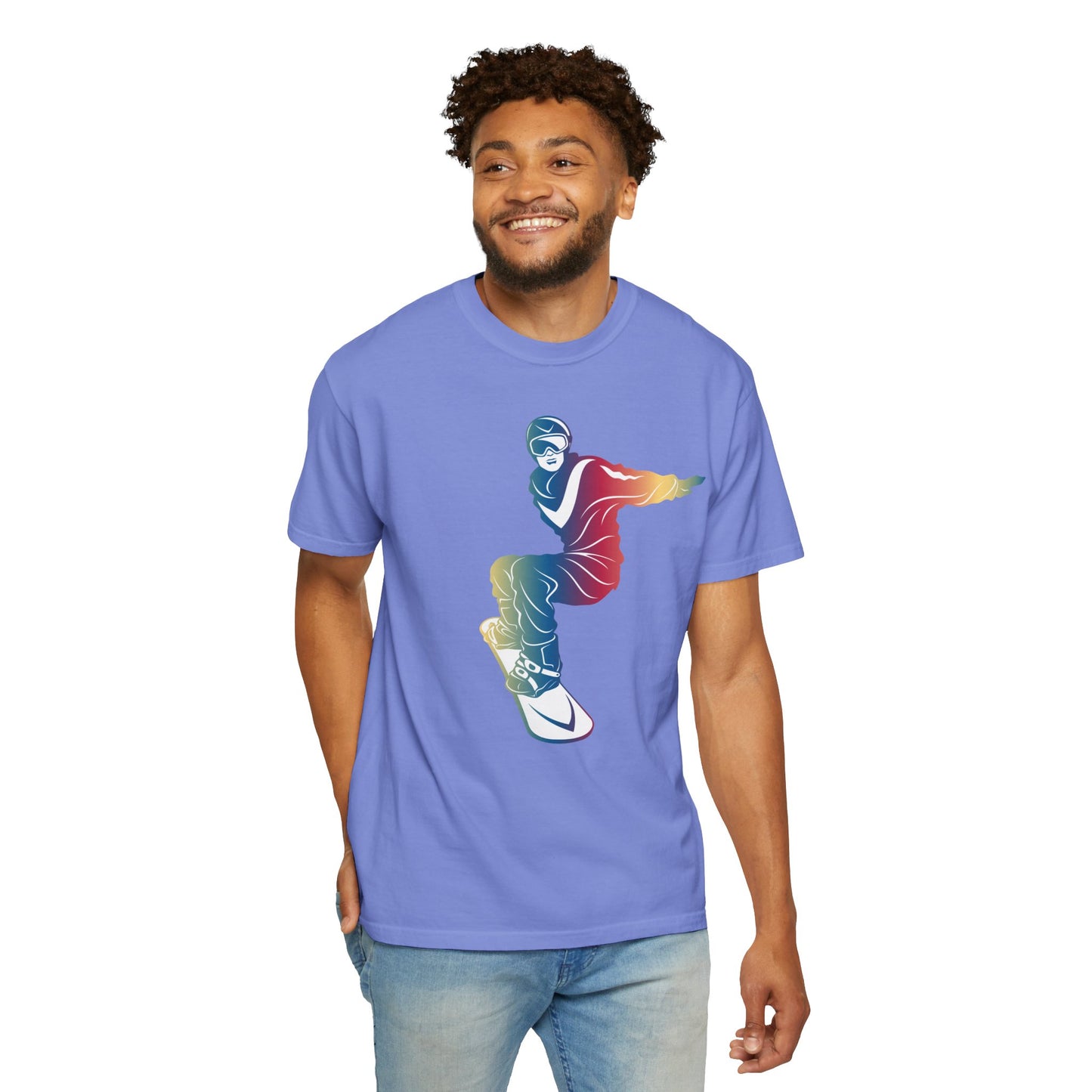 Unisex T-shirt with sports art design