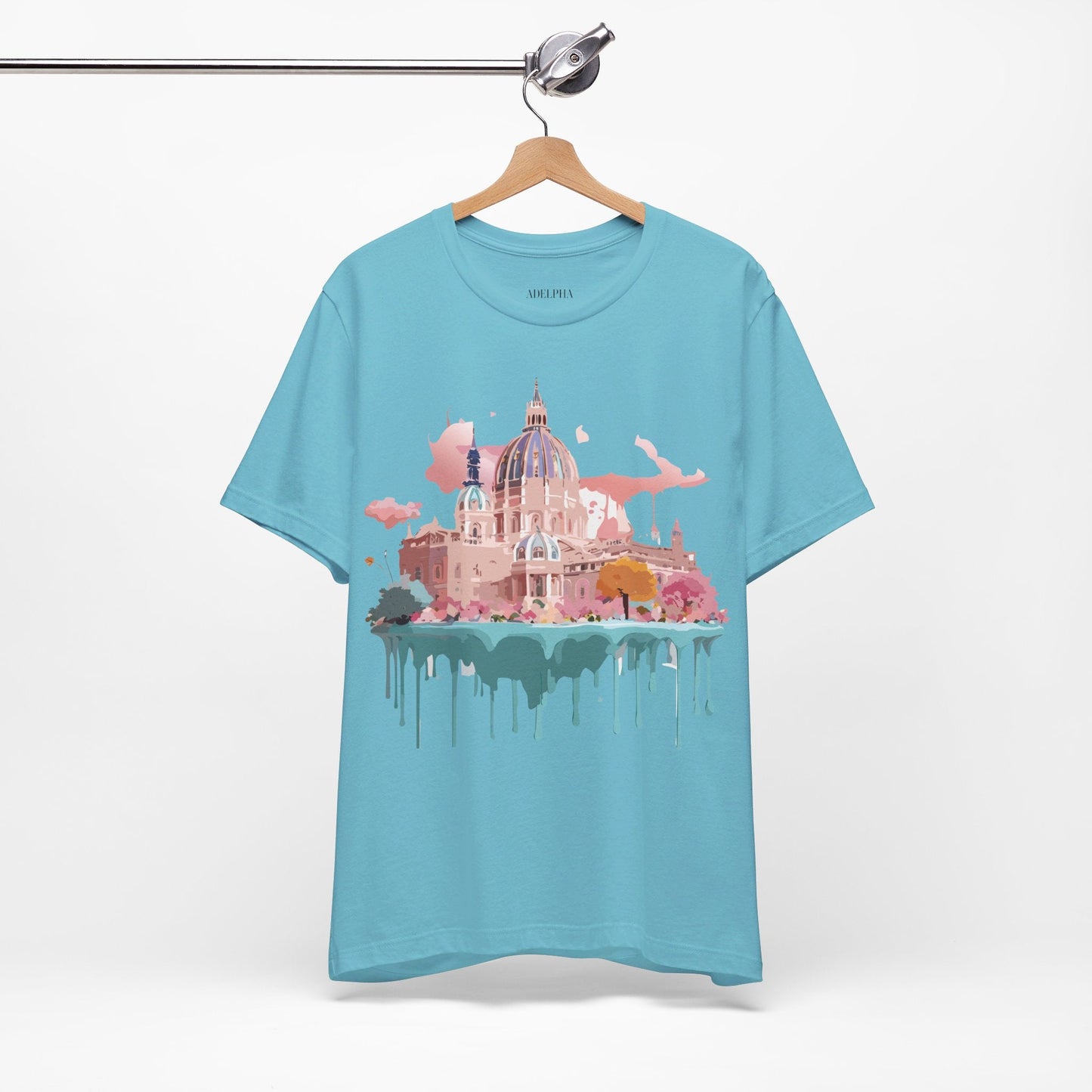 Adelpha Vienna Graphic Tee Unisex Short Sleeve Shirt Vintage Inspired Art Design