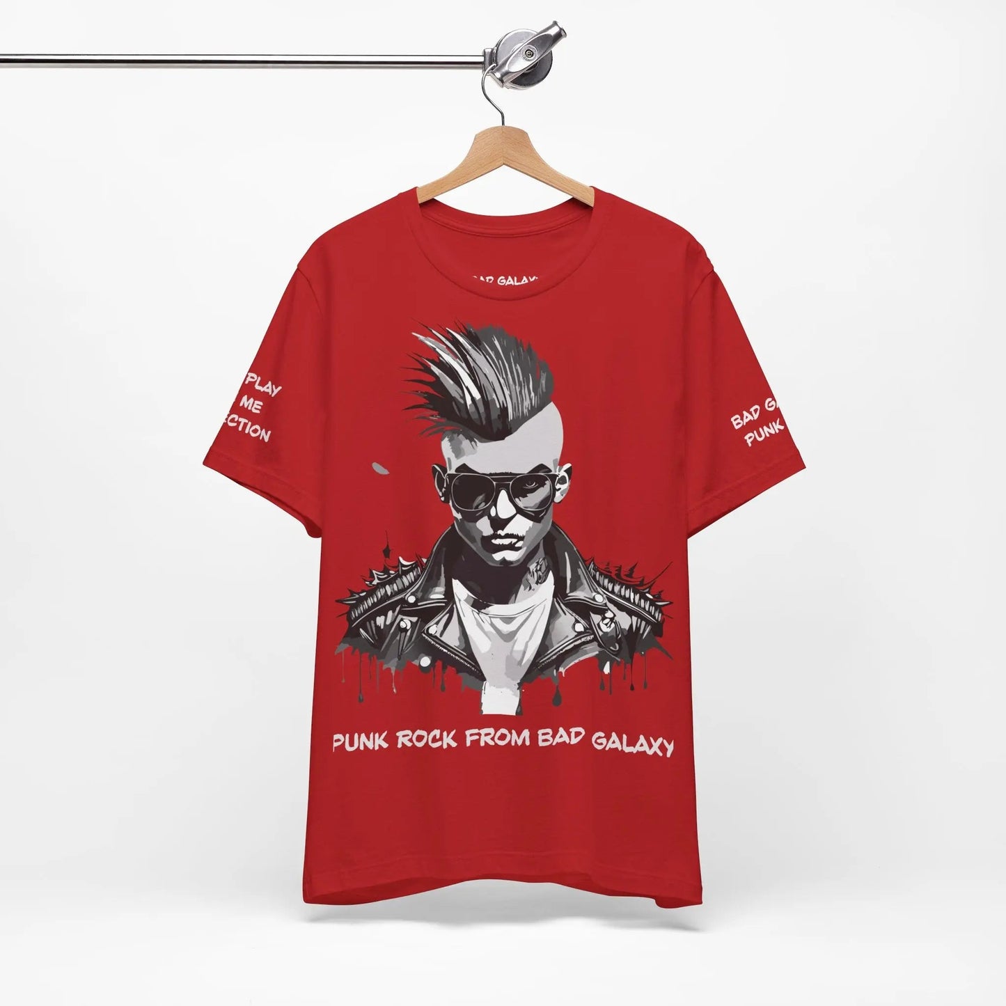 Punk Rocker Graphic Design Unisex Cotton Tee 17