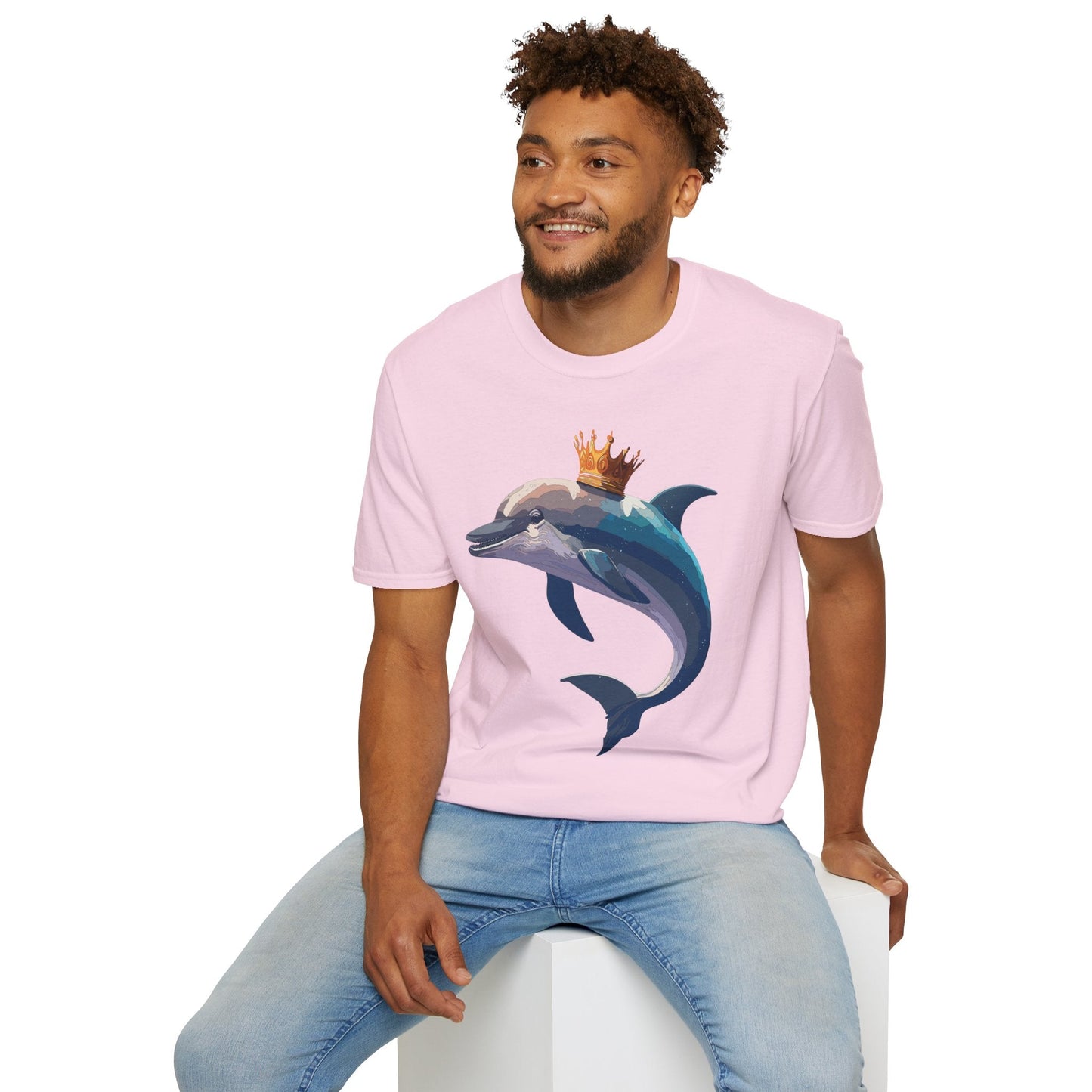 Dolphin Shirts Unisex Gildan Softstyle 64000 100 Percent Cotton Tee For Animal Lovers