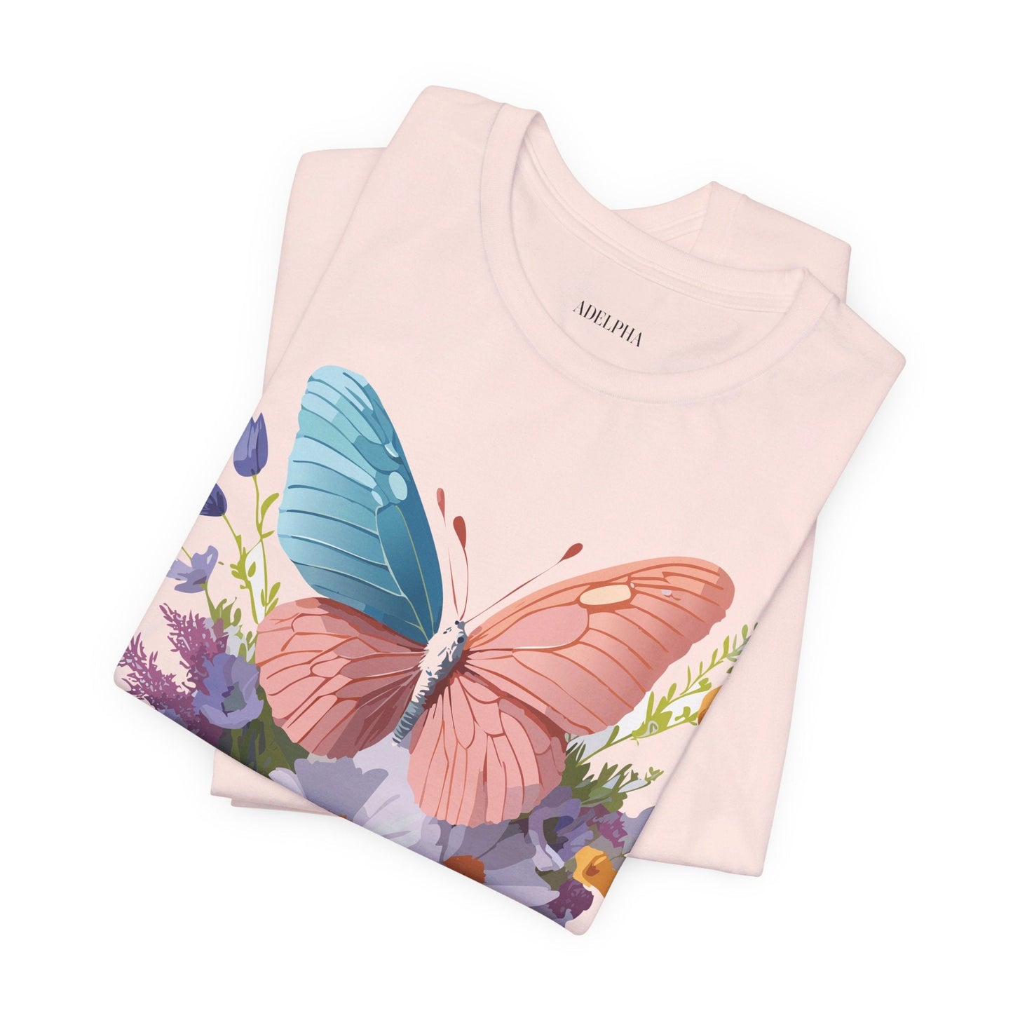Butterfly Graphic Tee Unisex Art Design Shirt With Vintage Adelpha Artwork