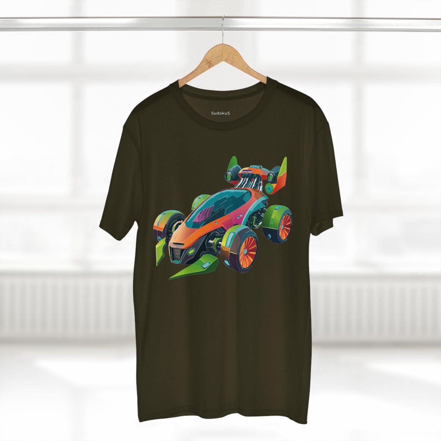 Car Graphic Unisex 100 Cotton Staple Tee 21