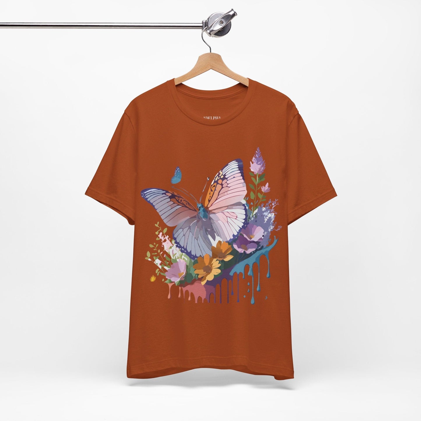 Butterfly Graphic Tee Unisex Adelpha Vintage Inspired Art Design Tee