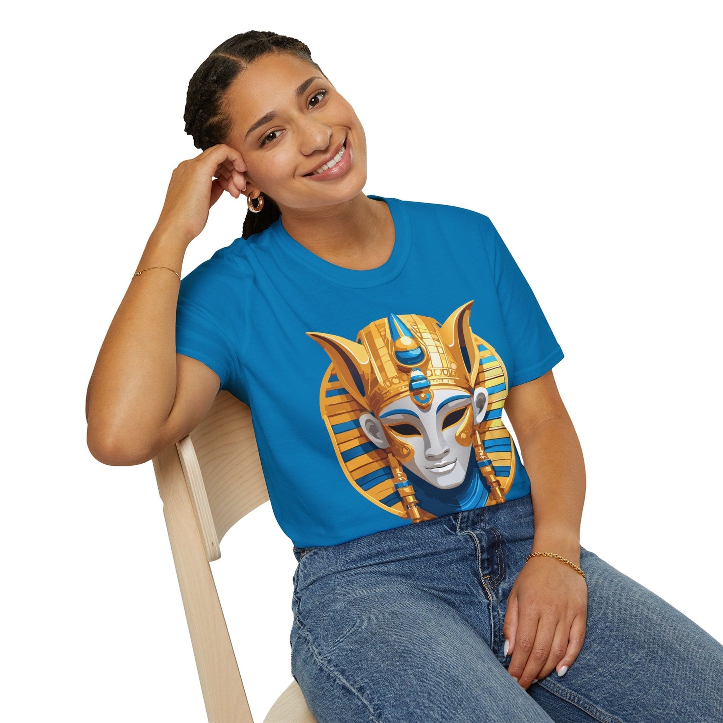 Mask Graphic Unisex Cotton Masquerade Design Artwork Tee 20