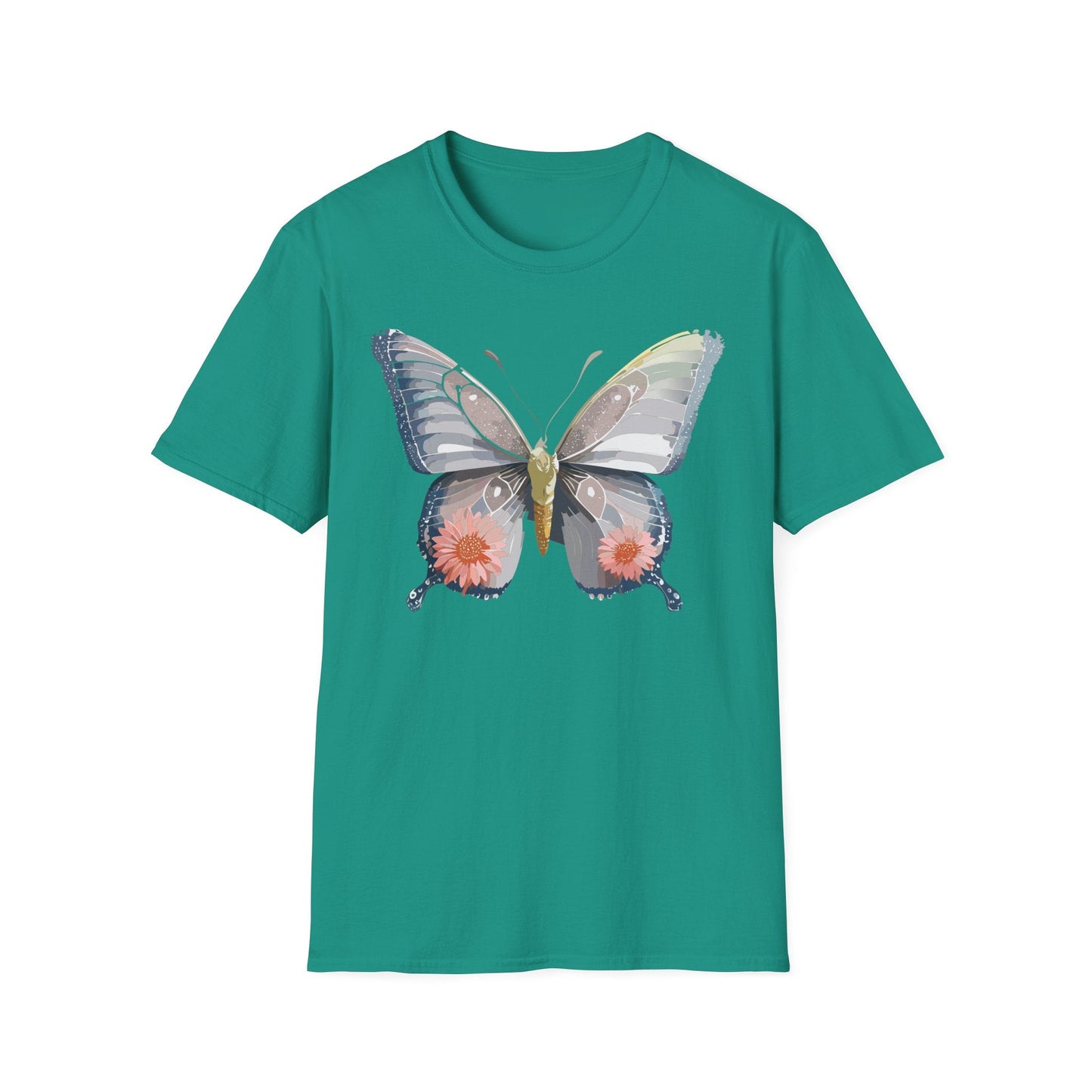 Butterfly Shirt Unisex T Shirt 100 Percent Ring Spun Cotton Softstyle Tee Monarch