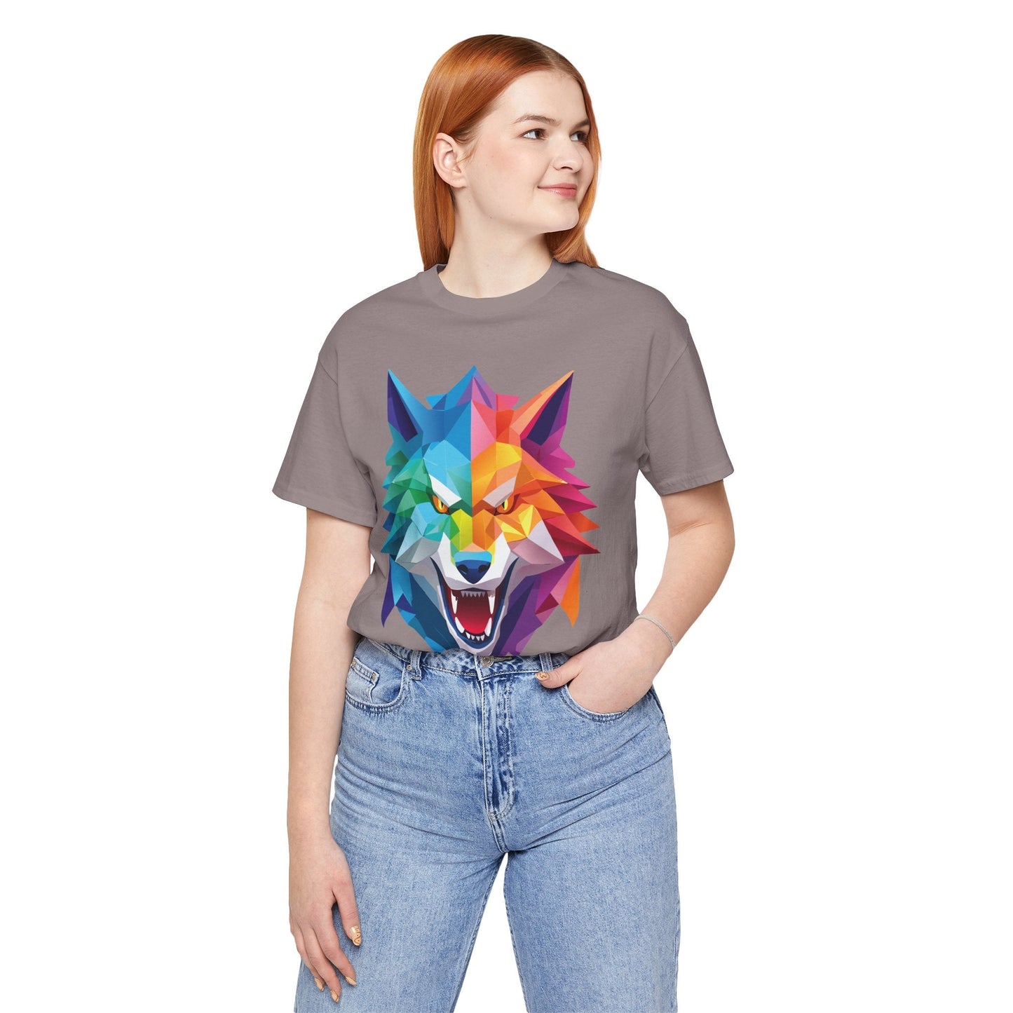 Unisex Animal Shirt Art Design Tee With Animals Wild Animals Shirt Short Sleeve