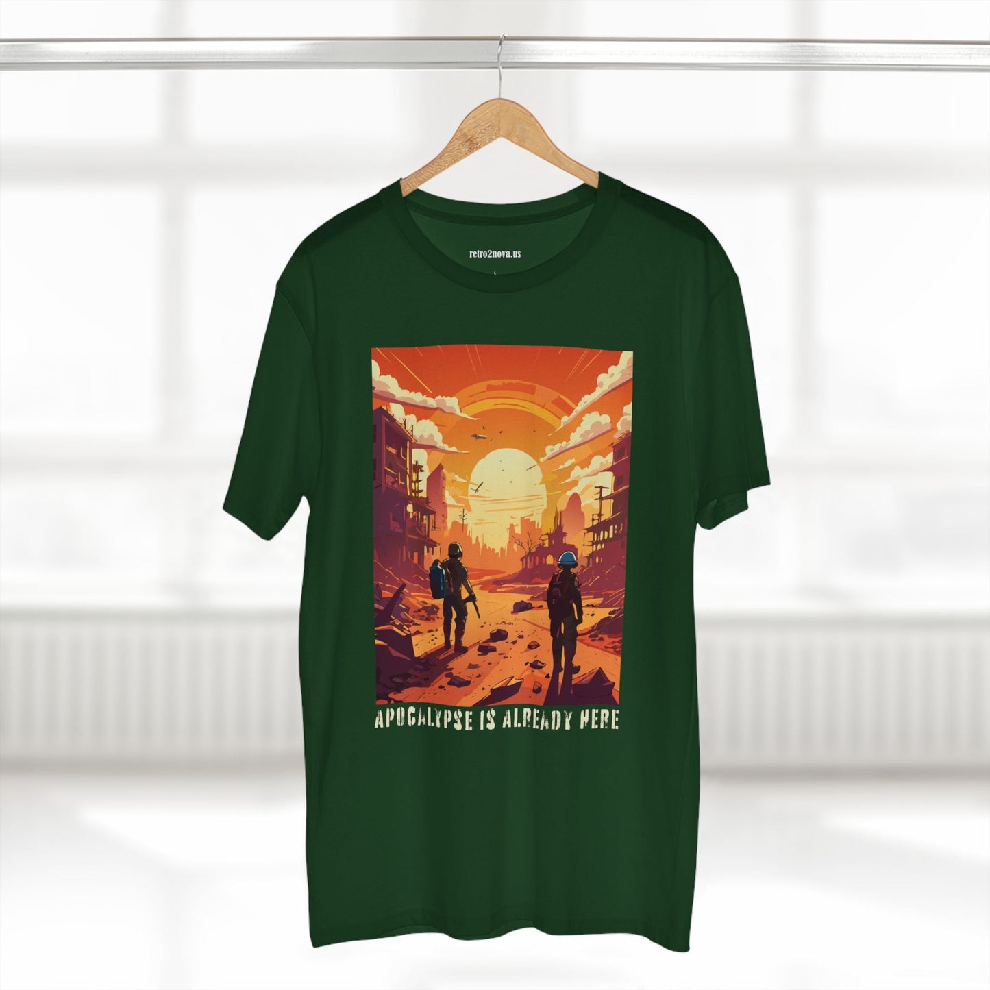 Cataclysm Doomsday Shirt Unisex Premium Cotton Tee With Original Art Design By Retro2Nova