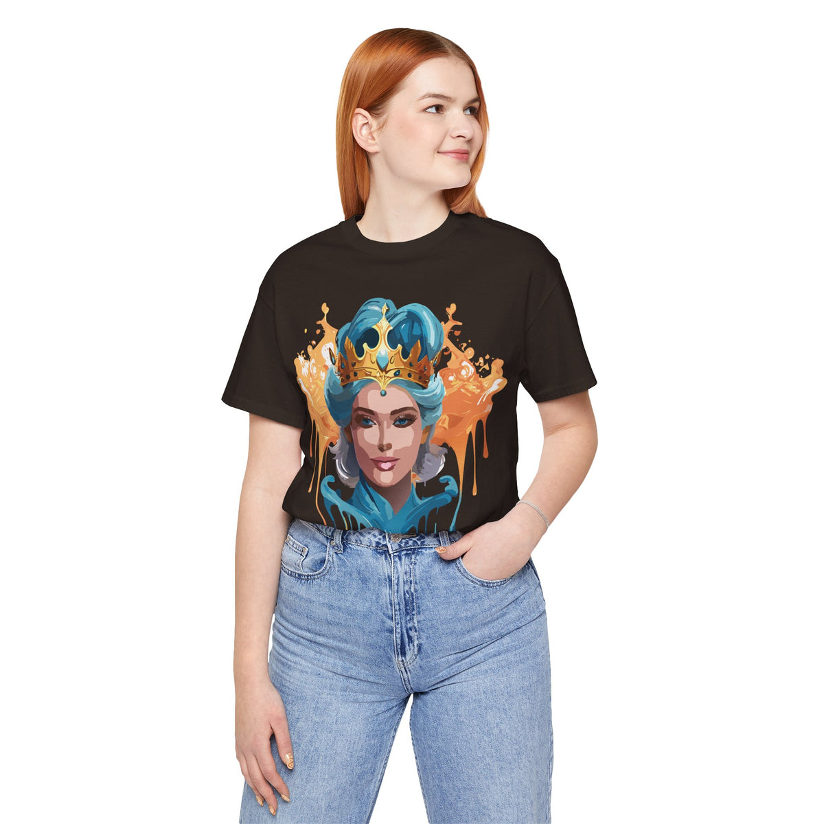 Queen Graphic Unisex Cotton Bella+Canvas Tee with Art Design m183