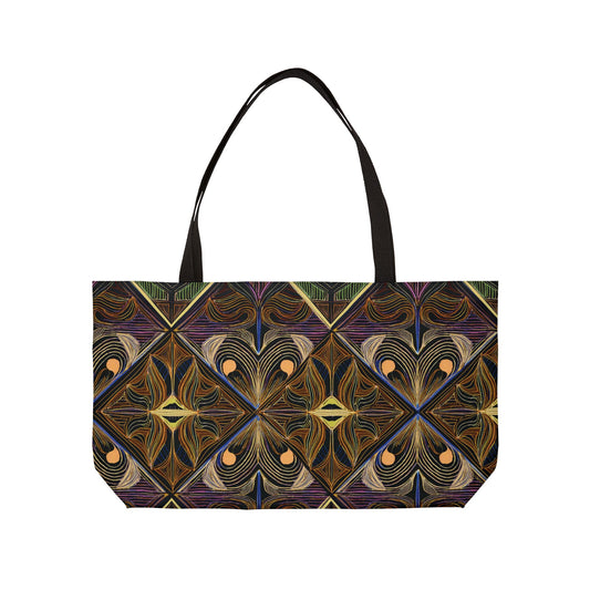 Ornament Print Big Bag High-Quality 100% Spun Poly 24x13 Canvas Art Bag OR-53