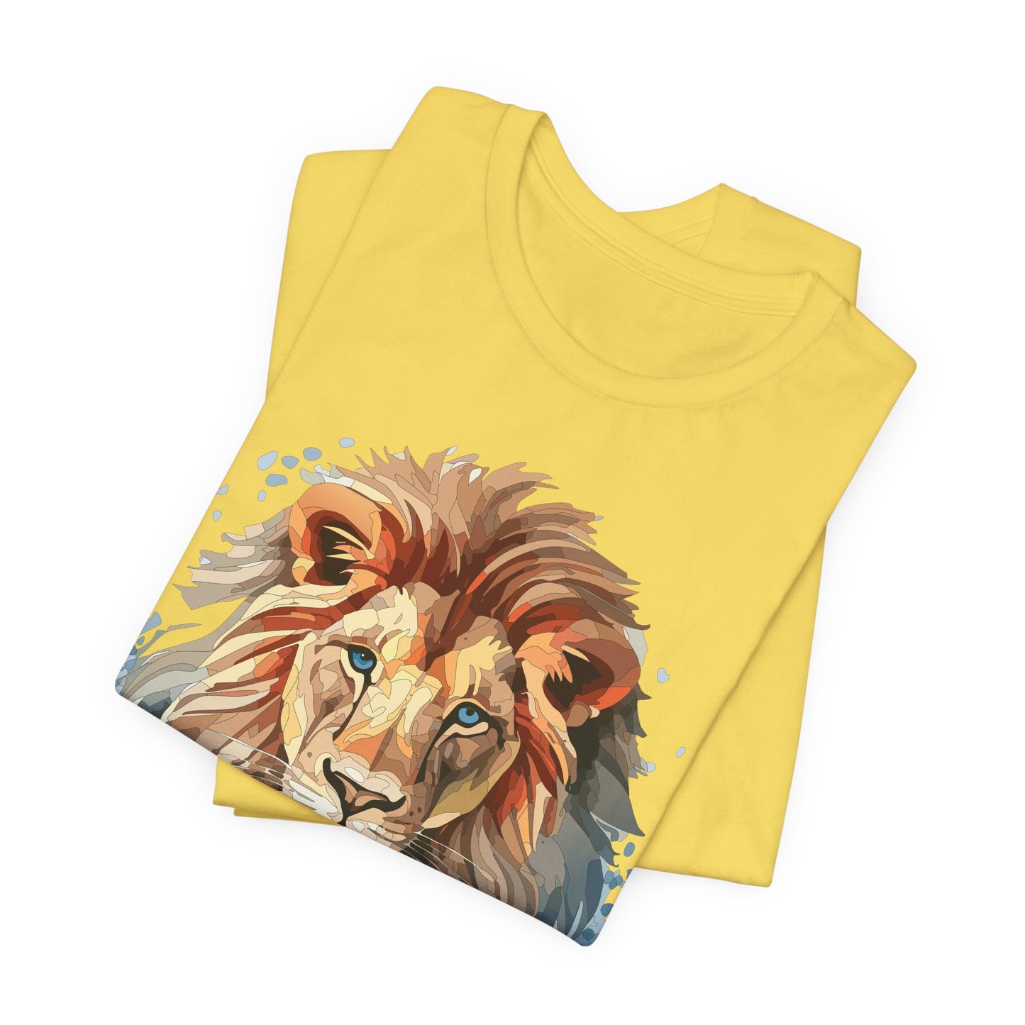 Lion Shirt, Animal Shirt, T-Shirt with Lion, Art Design Tee, Animal Tees, Safari T-Shirt 12