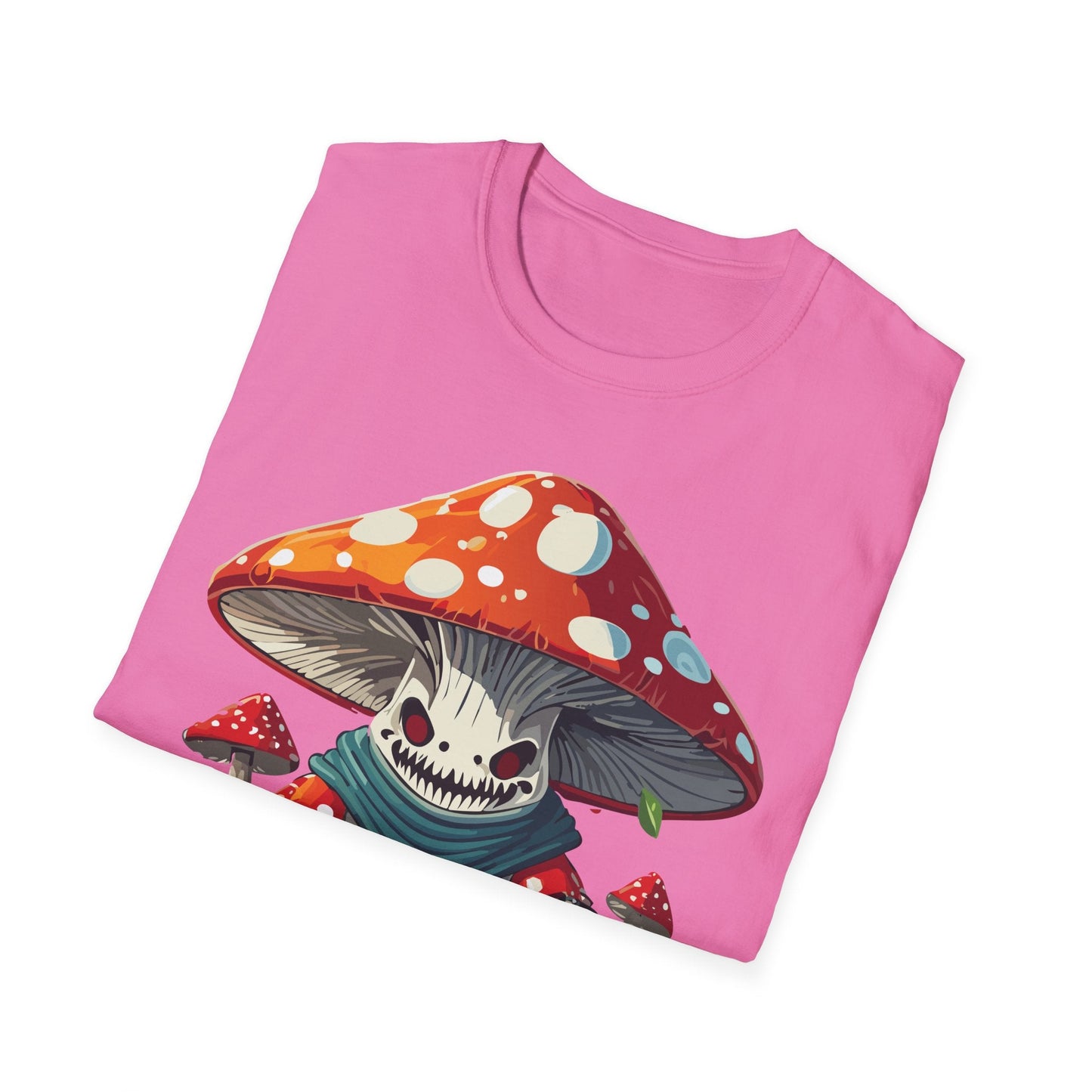 Unisex Mashroom T Shirt Funny Fungus Inspired Design Gildan Softstyle 64000 Tee Shirt