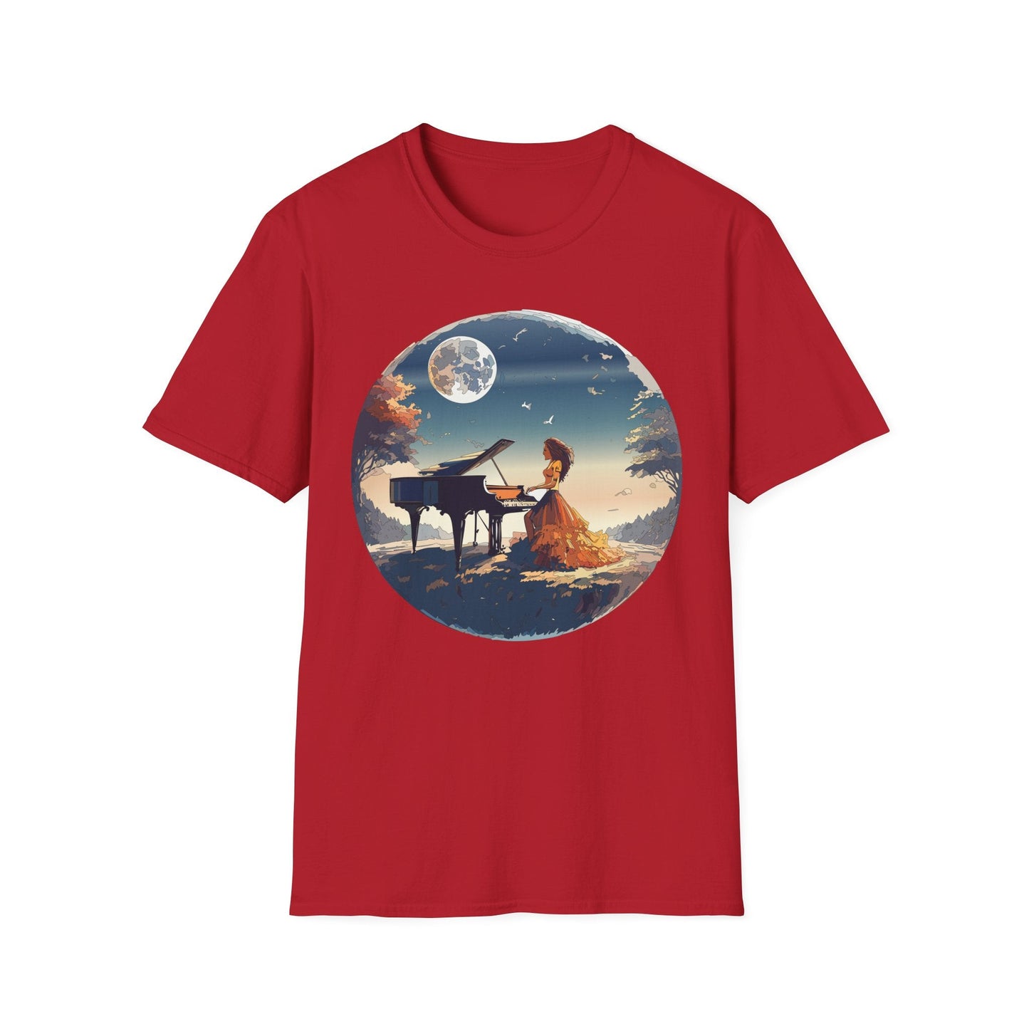 Womens Graphic T Shirt Art Design Gildan Softstyle Tee 100 Percent Ring Spun Cotton Unisex