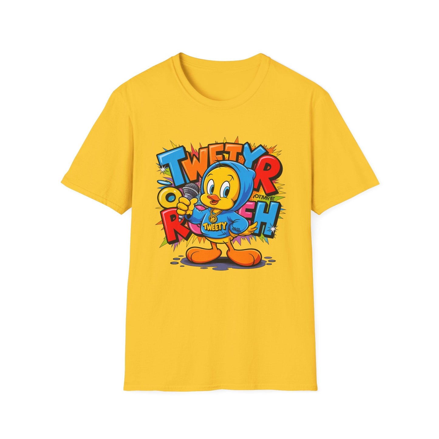 Cartoon T Shirt With Animation Funny Animals Tee Unisex Gildan Softstyle 64000 Pro