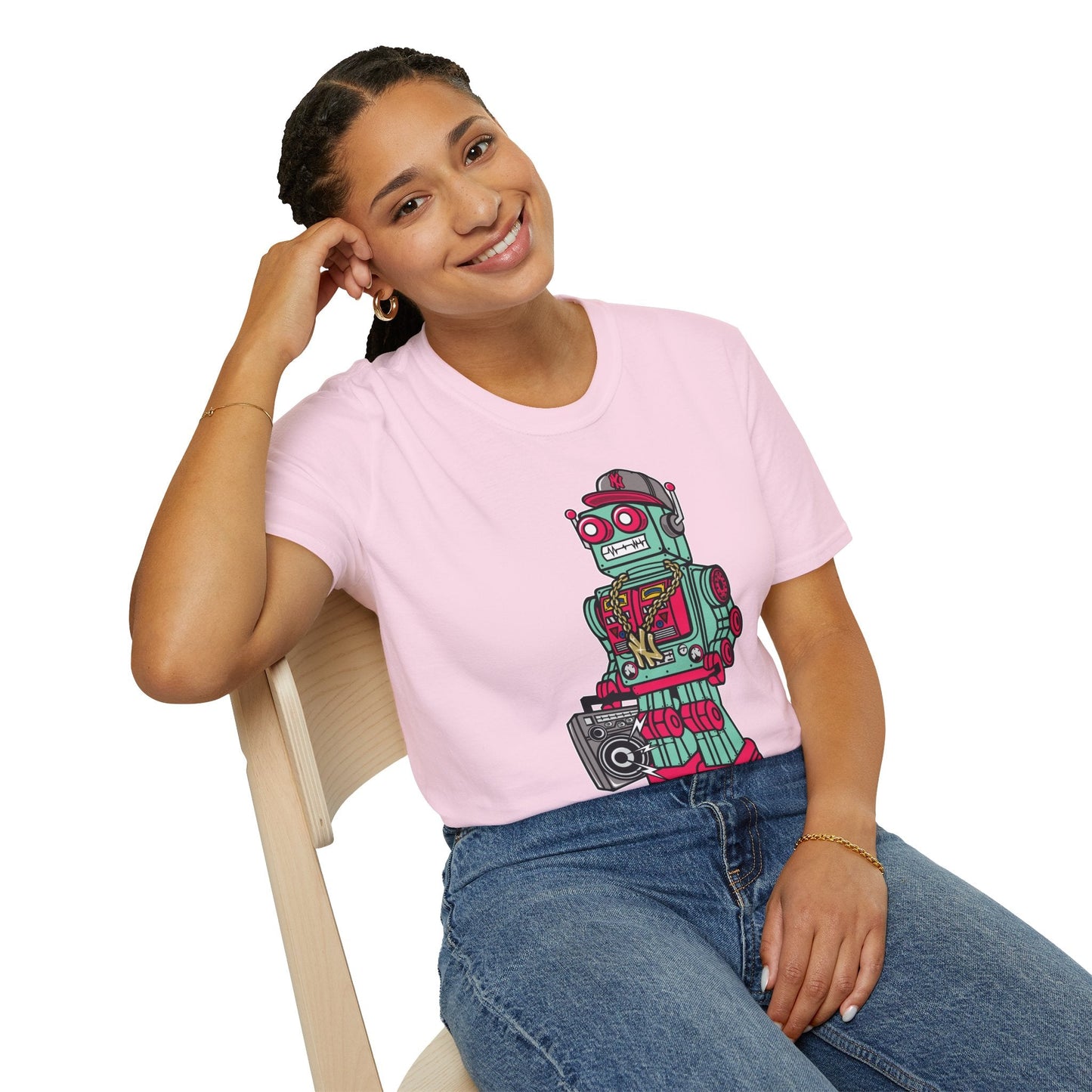Cartoon T Shirt Animation Tee Funny Unisex Gildan Softstyle 64000 Ring Spun Cotton