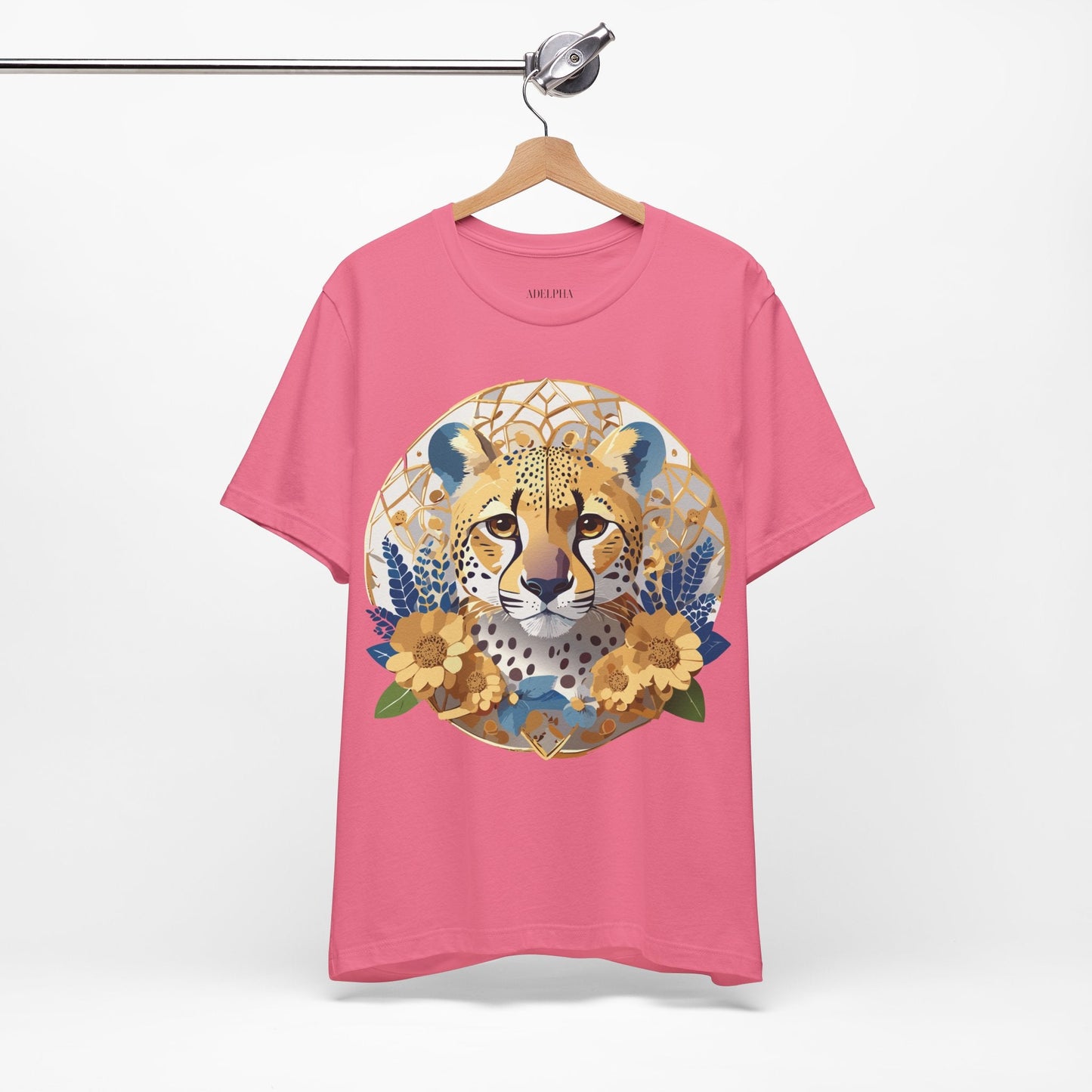 Medallion Graphic Unisex 100 Cotton Vintage Animal Medal Artwork Tee 53