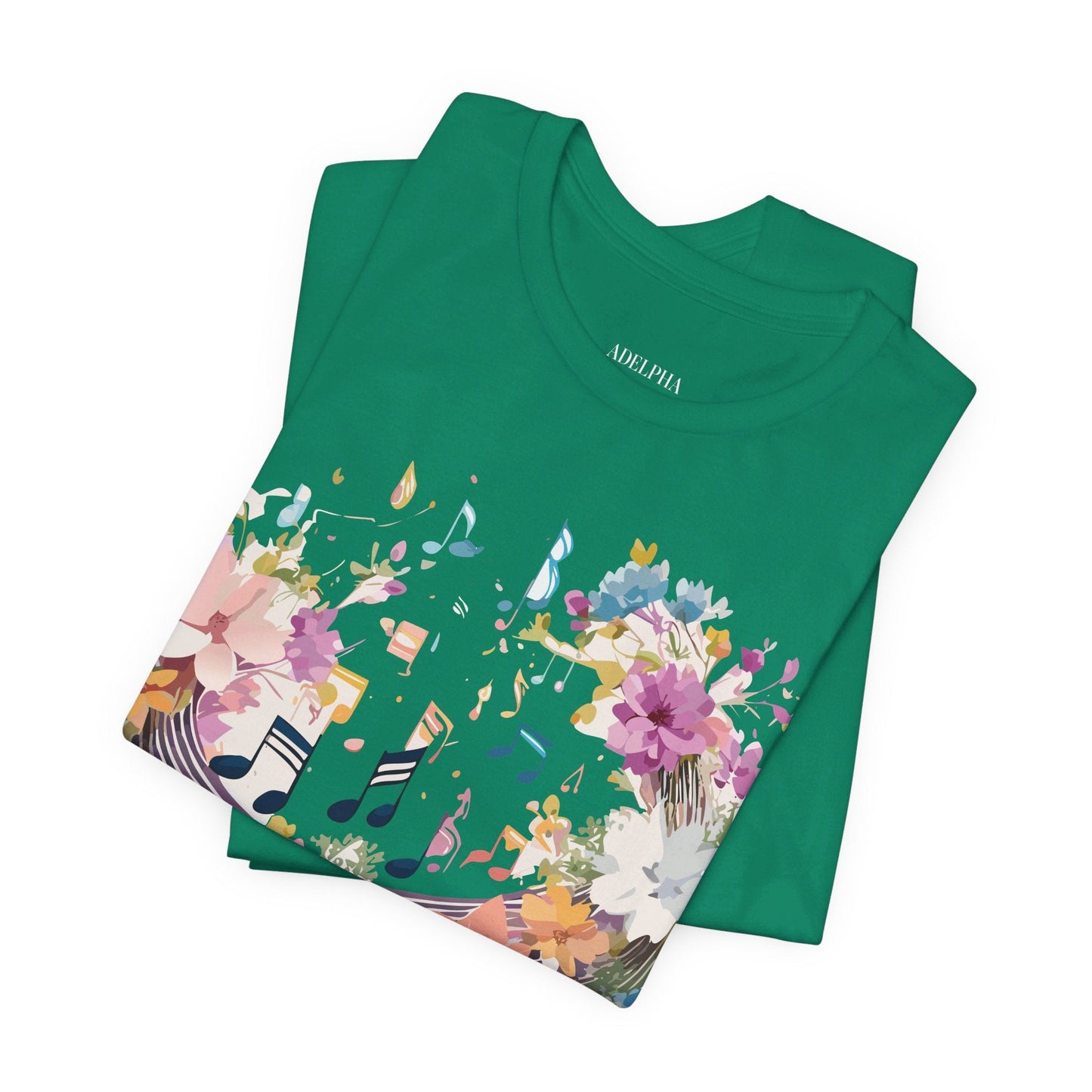 Adelpha Music T Shirt Unisex Graphic Tee With Vintage Inspired Artwork Short Sleeve