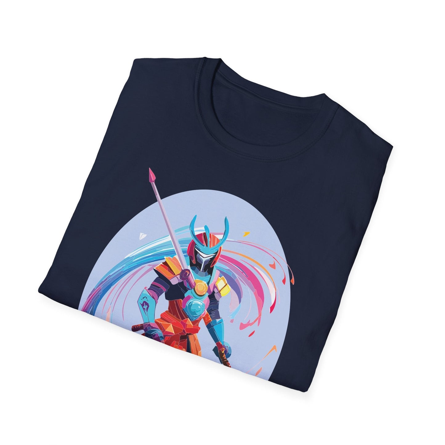 Samurai Shirt Unisex Gildan Softstyle Tee 100 Percent Ring Spun Cotton Samurai Design