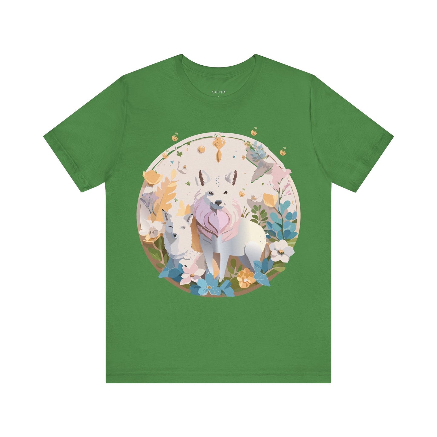 Adelpha Graphic Tee Unisex Short Sleeve Shirt With Vintage Art Design For Everyday Wear