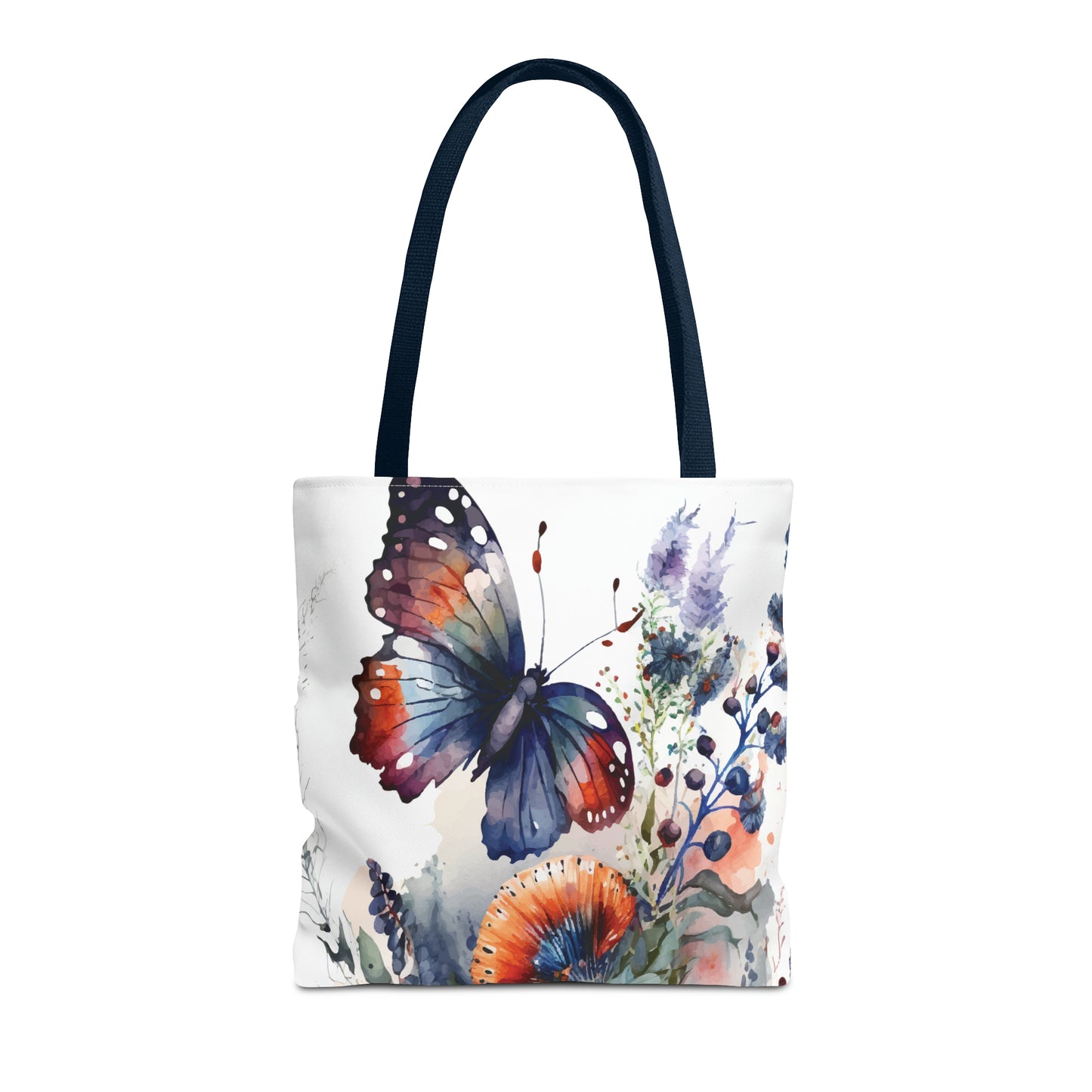 Canvas Bag with Butterfly Prints