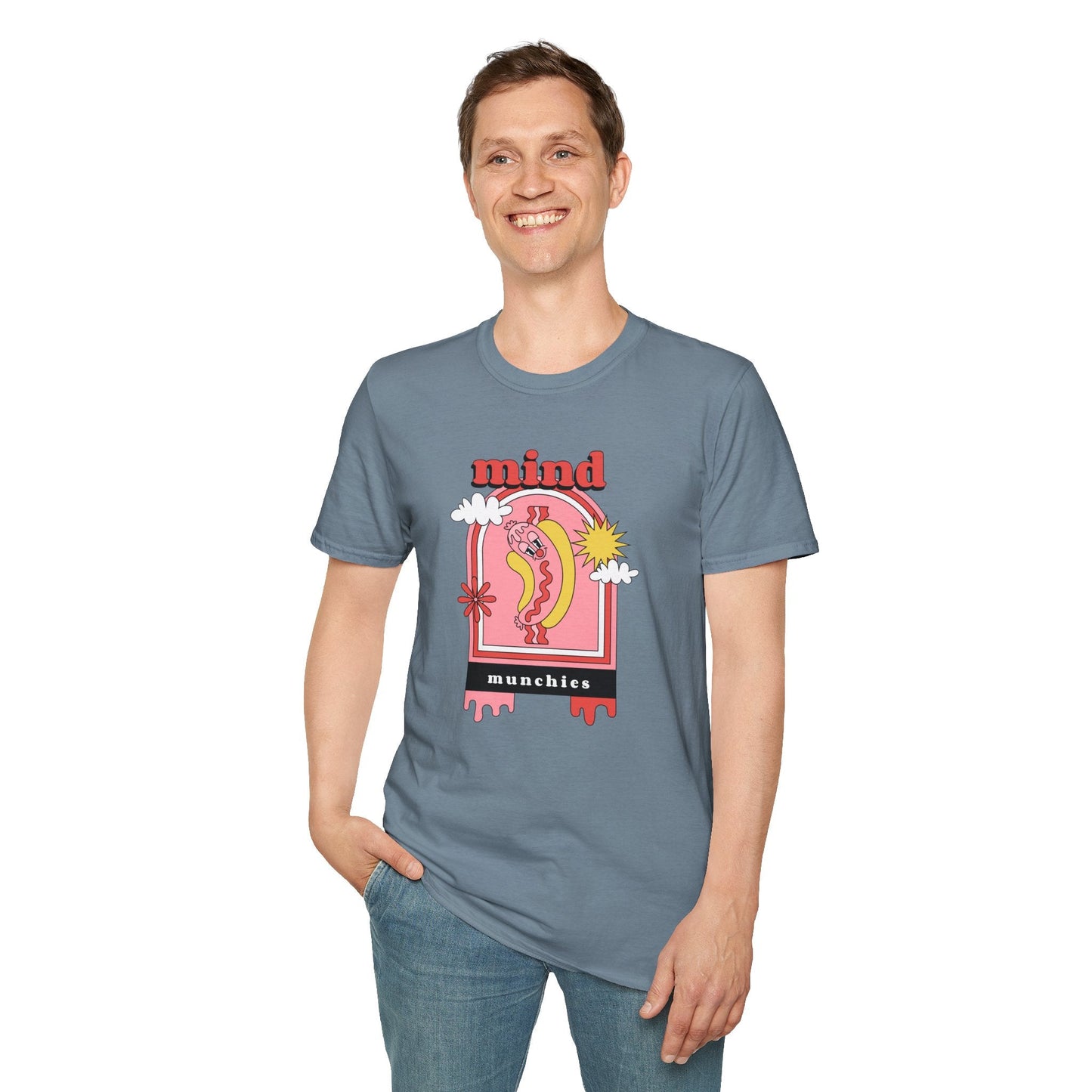 Funny Food T Shirt Unisex Softstyle Gildan 64000 100 Percent Ring Spun Cotton Lightweight Comfort