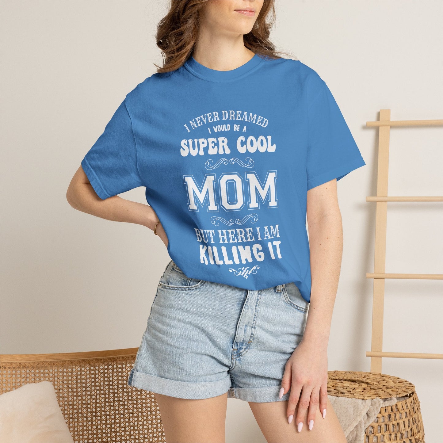 Mom T-shirt Mother's Day Mama Tee Unisex Comfort Colors Garment-Dyed Cotton h36