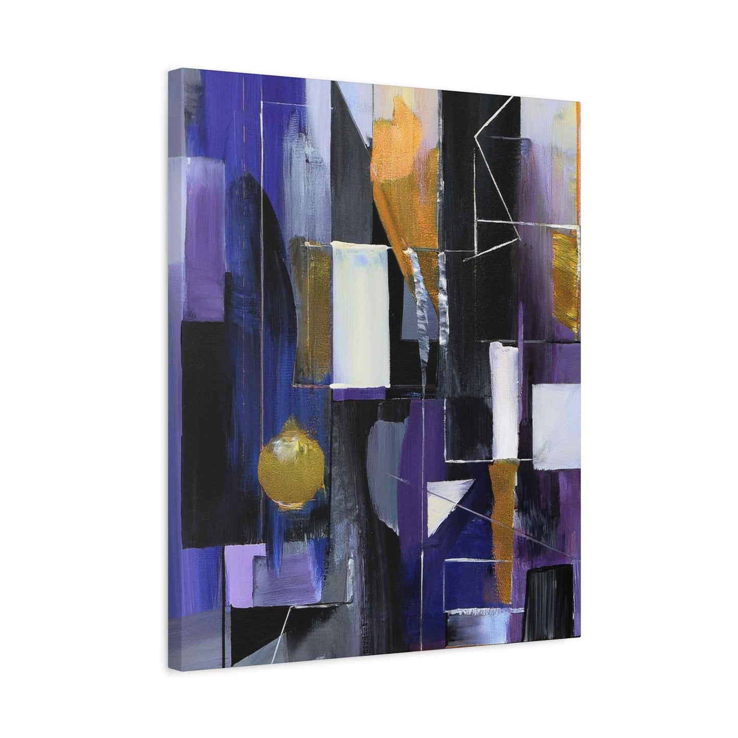 Purple Abstract Painting Print Canvas 20x24,20x30,24x30, 24x32,24x36,30x40, 32x48,36x48,40x60 Pine-Wood Inner Frame ABS-31