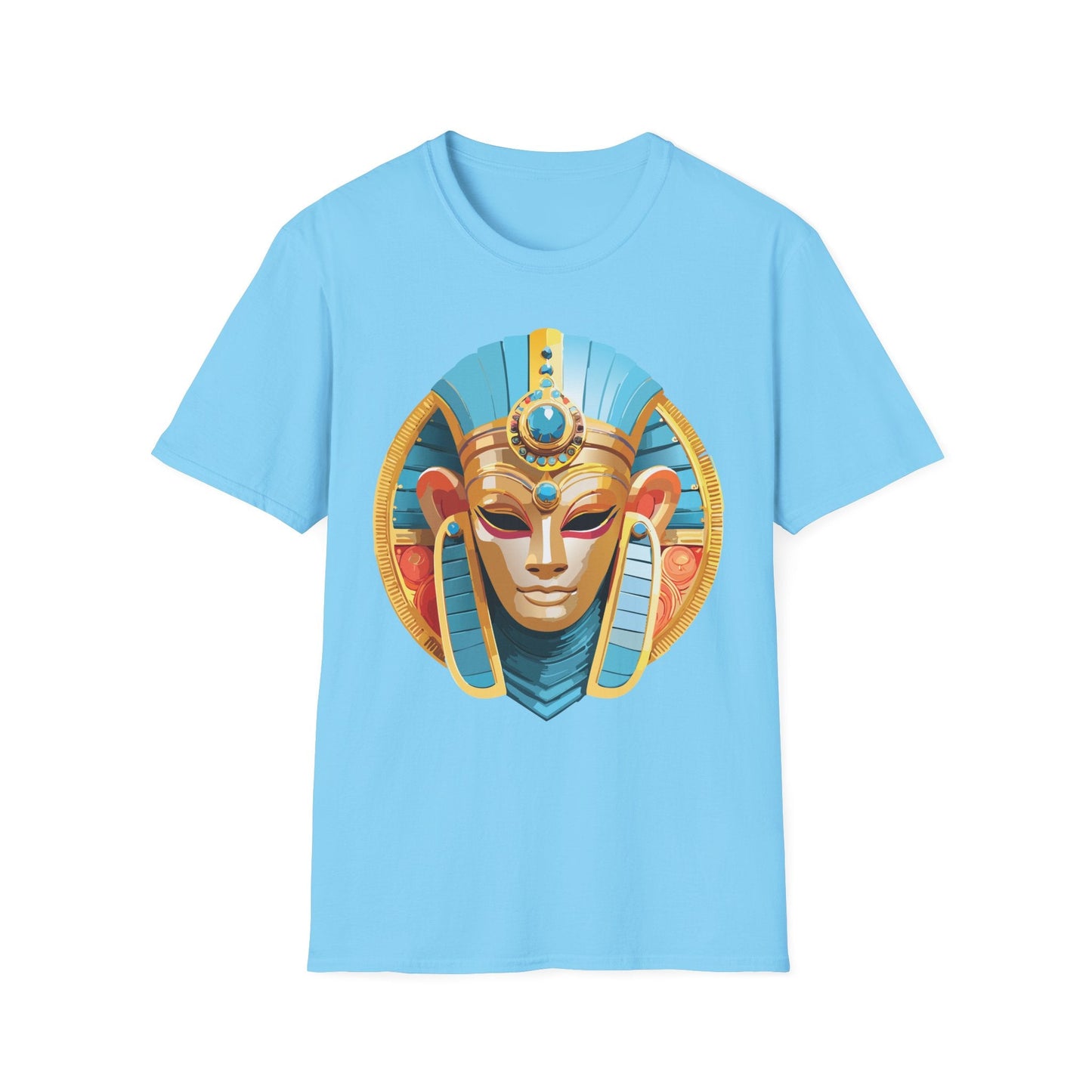 Mask Tee Shirt Unisex Softstyle Short Sleeve Art Design T Shirt 100 Percent Ring Spun Cotton