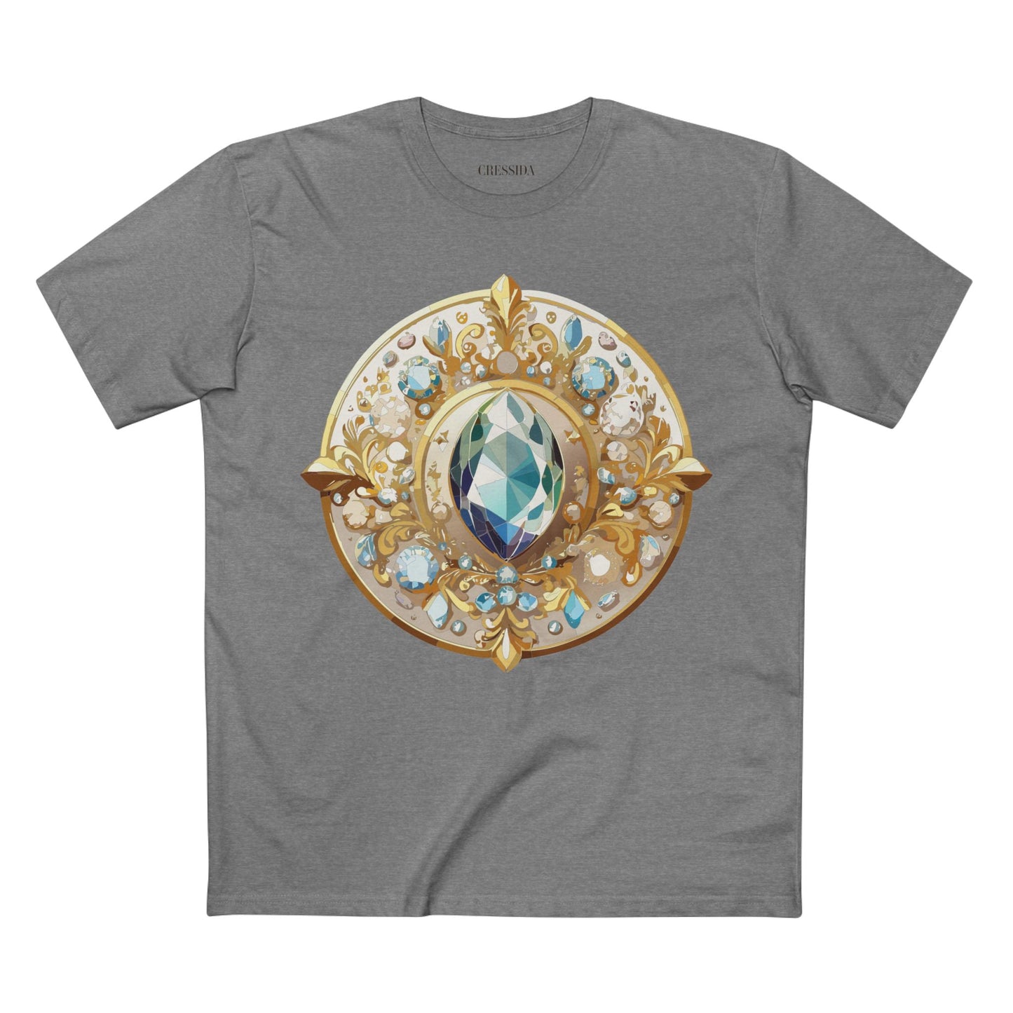Medallion Graphic T-Shirt Unisex 100 Cotton With Gold Art Design Medal Tee 21