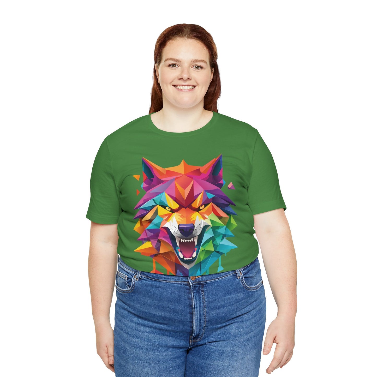 Unisex Animal Shirt With Art Design And Wild Animals Print Tee Short Sleeve Premium