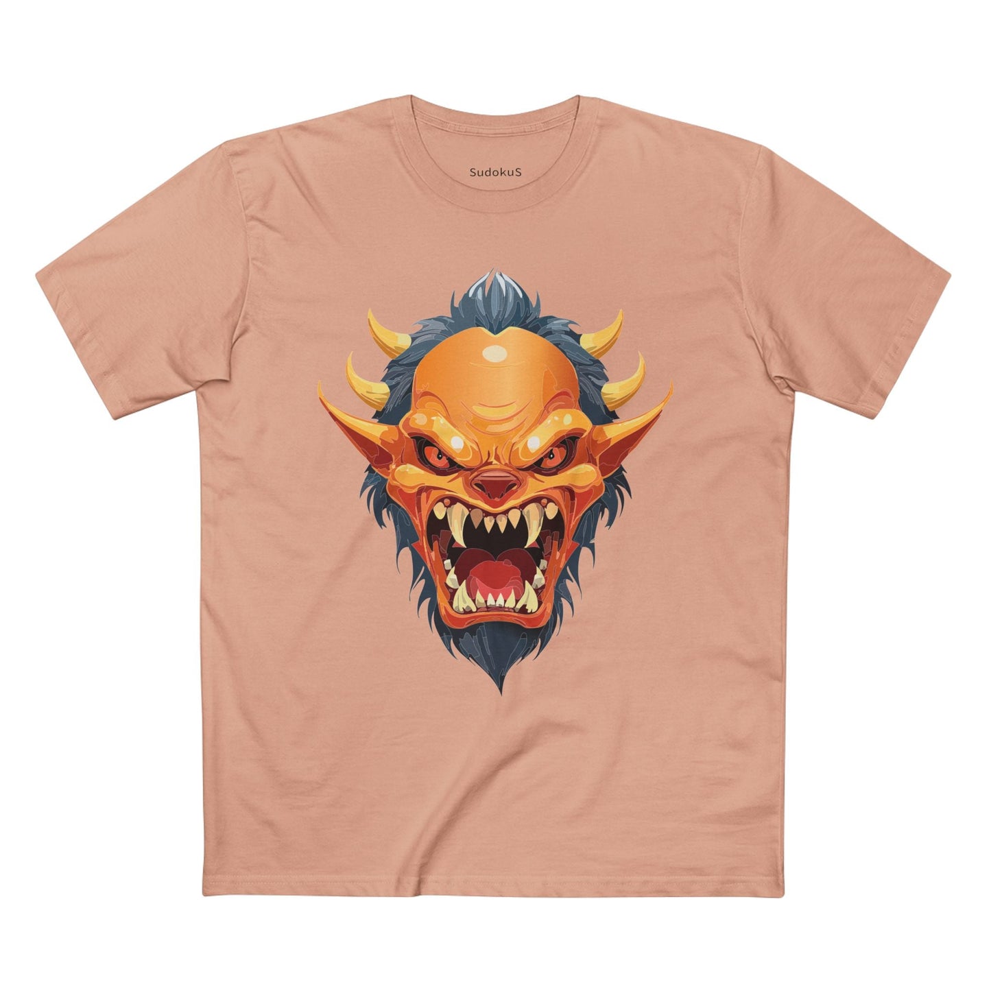 Cartoon Monsters Graphic Unisex 100 Cotton Staple Tee 8