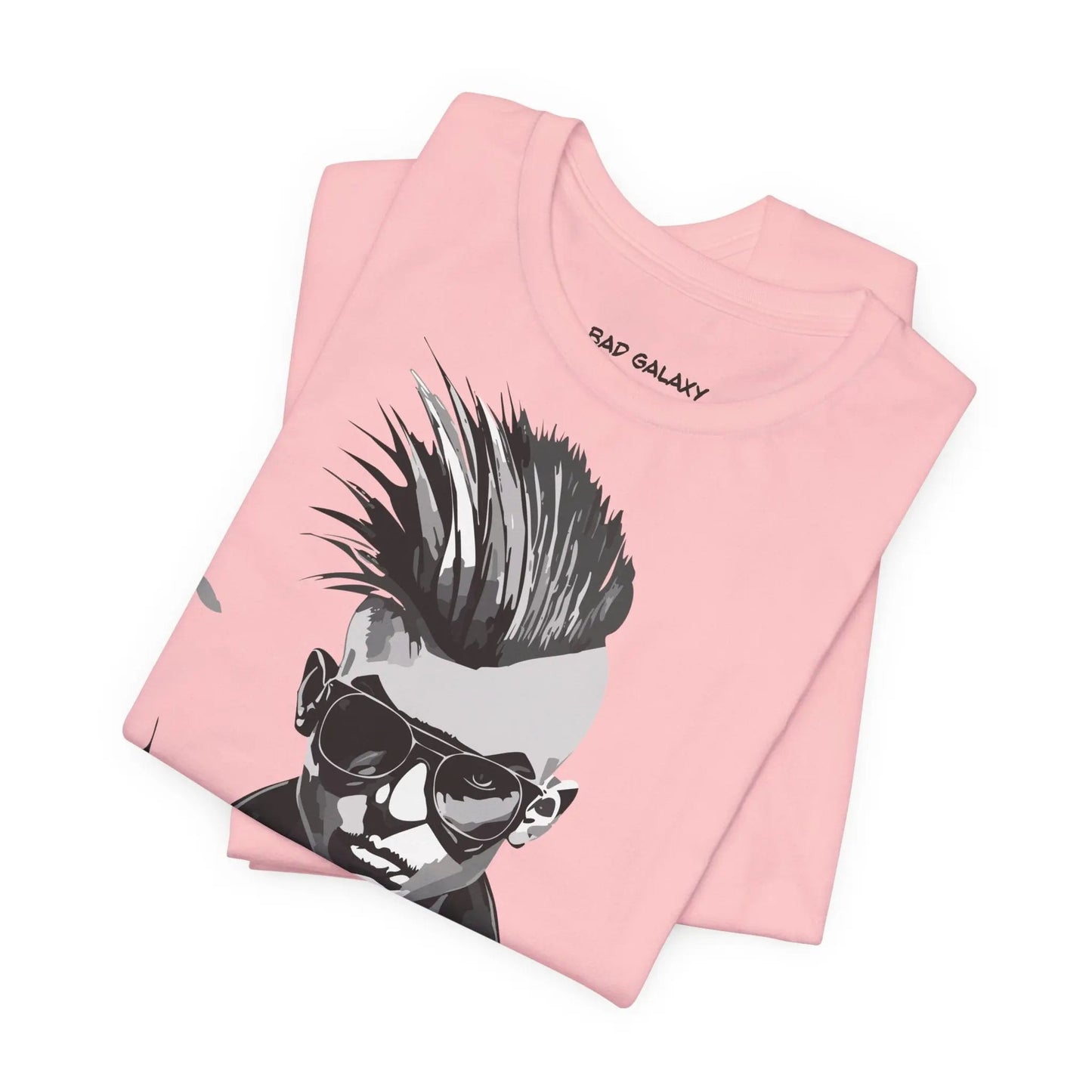 Punk Rock Tee Shirt From Bad Galaxy Made To Order 100 Percent Cotton Eco Friendly Inks