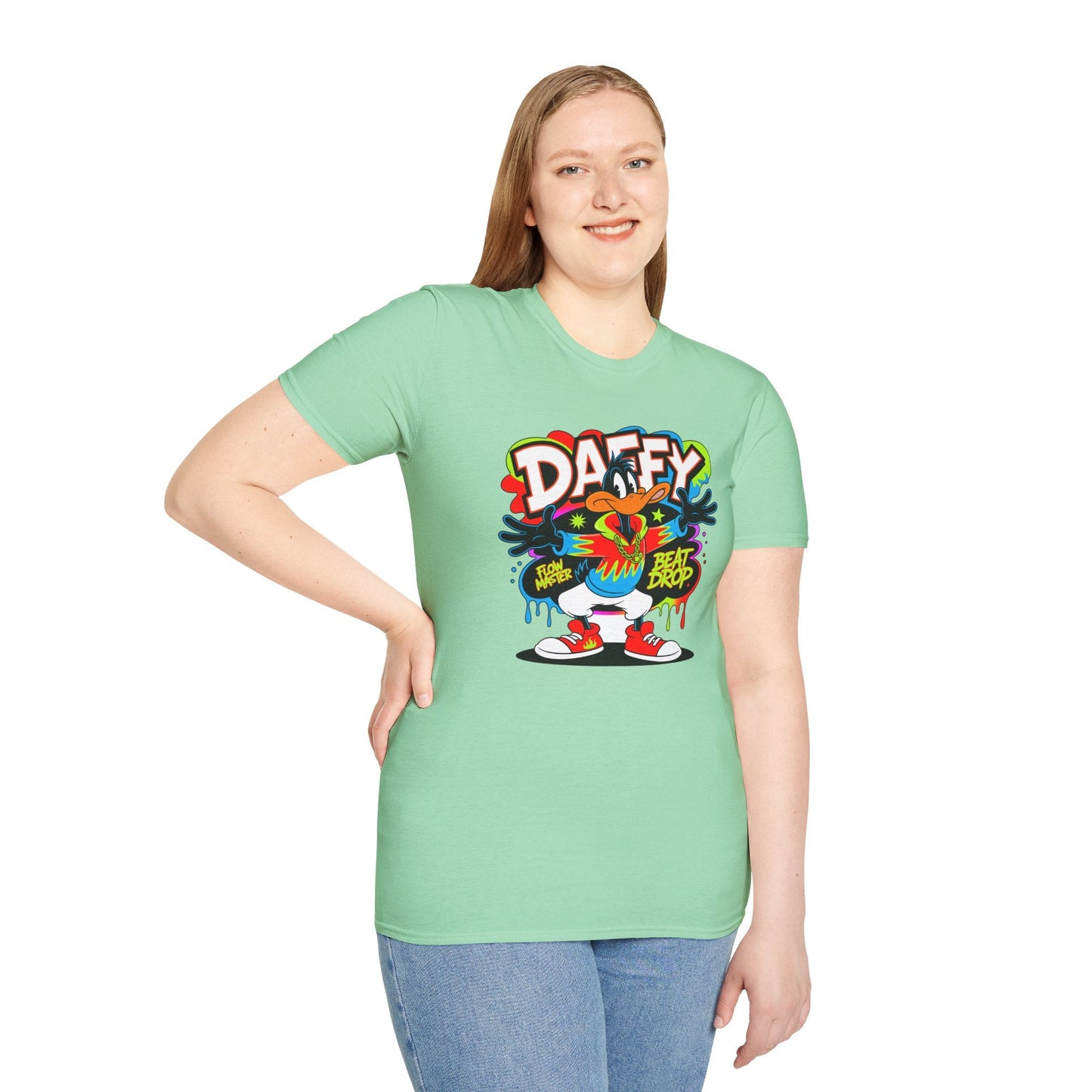 Funny Cartoon Animals T Shirt Unisex Softstyle Tee With Animation Design Gildan 64000