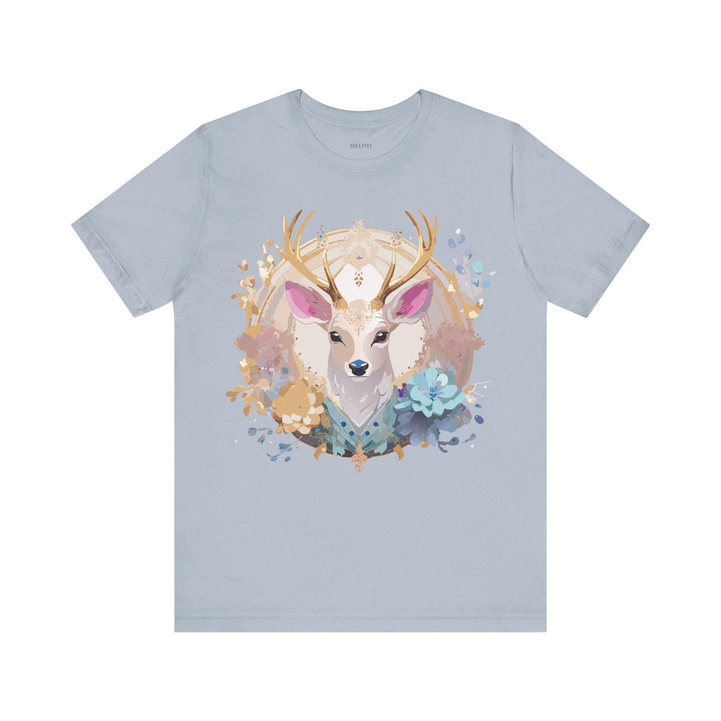 Medallion Graphic Unisex 100 Cotton Vintage Animal Medal Artwork Tee 68