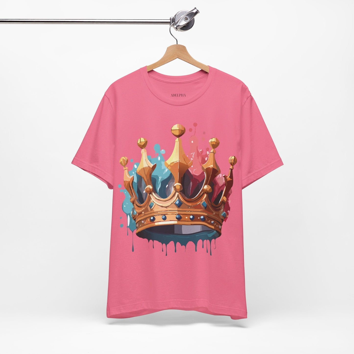 Adelpha Crown Graphic Tee Unisex Vintage Inspired Art Design Short Sleeve Premium Quality
