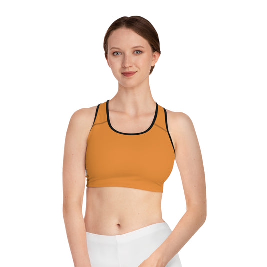 Orange Color Sports Bra, Orange Sports Bra 13