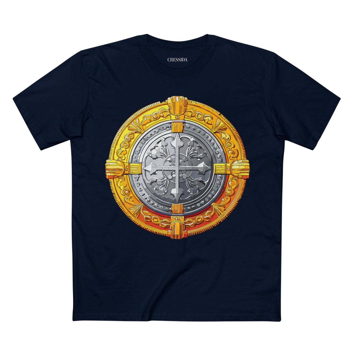 Antique Gold Coin Graphic Design T-Shirt Unisex 100 Cotton With Golden Print Artwork Tee 14