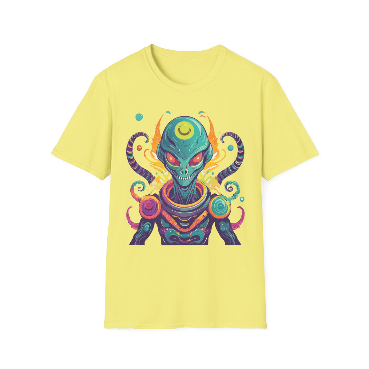 Alien Cosmos Graphic Tee Gildan Unisex 100 Cotton Tee Shirt a6