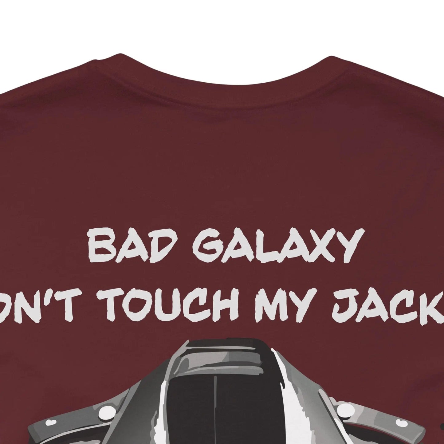 Punk Rock Tee Shirt Made To Order From Bad Galaxy Eco Friendly Inks Cotton Tee Made In USA
