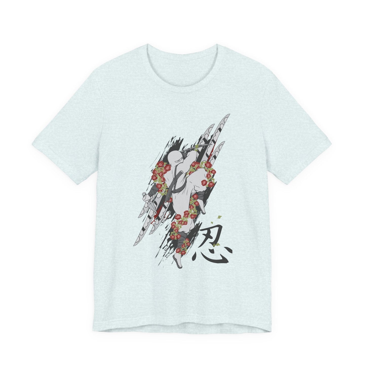 Ninja Samurai Artwork Graphic Unisex Cotton T-Shirt r5