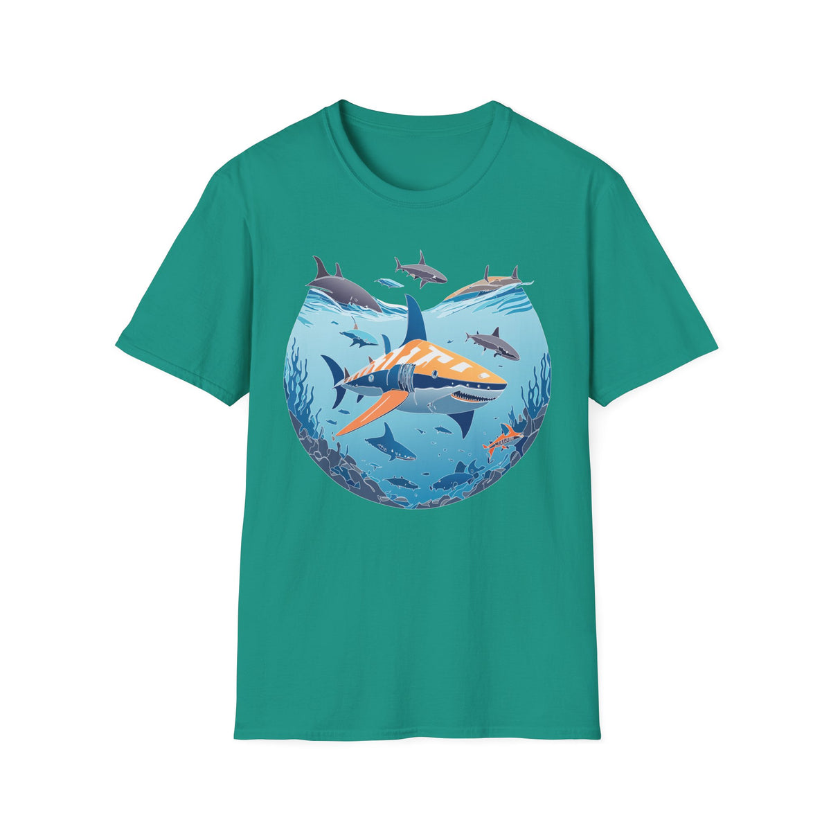 Ocean U boat Graphic Tee Gildan Unisex 100 Cotton Tee Shirt c30