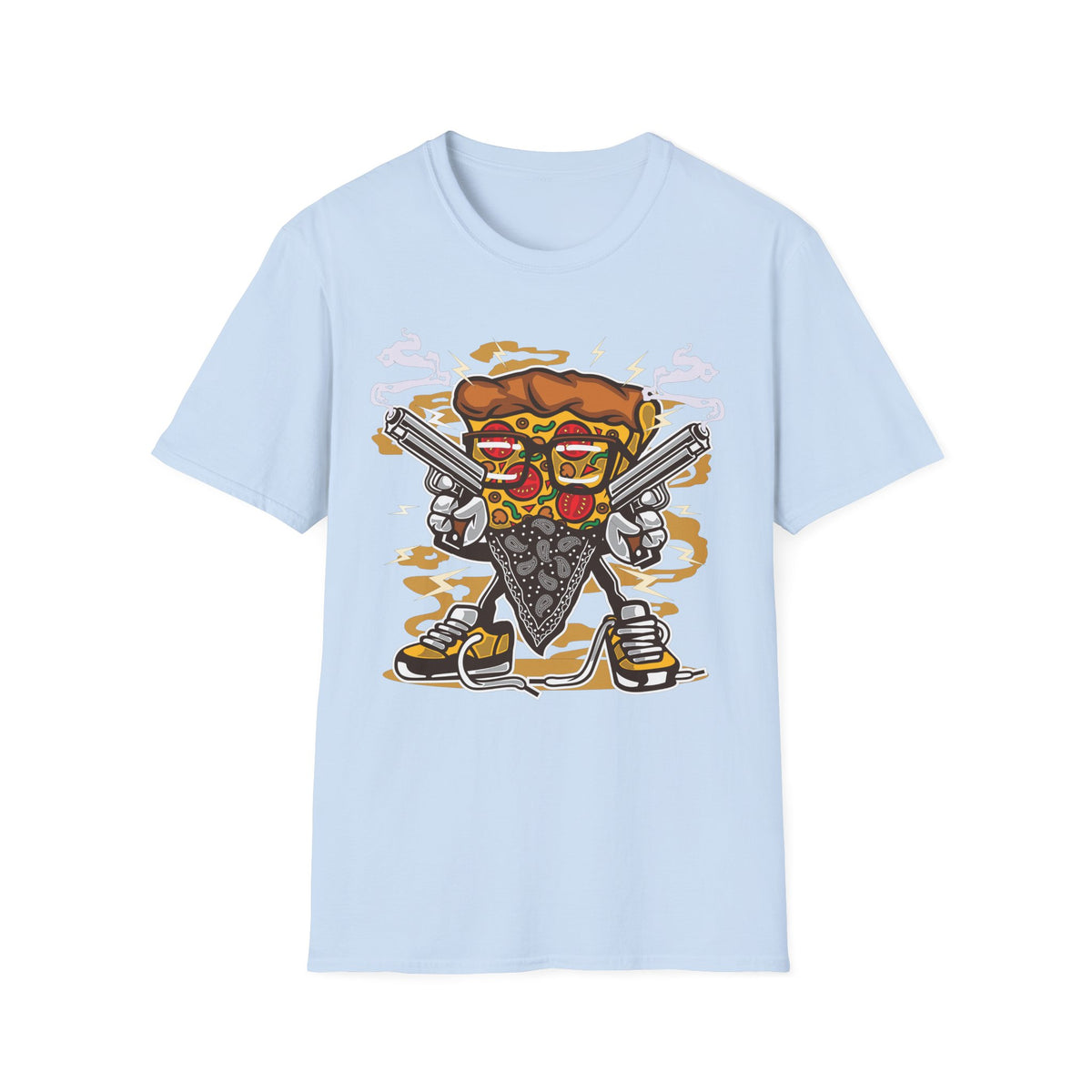 Unisex Cotton T-Shirt with Cartoon Graphic Design