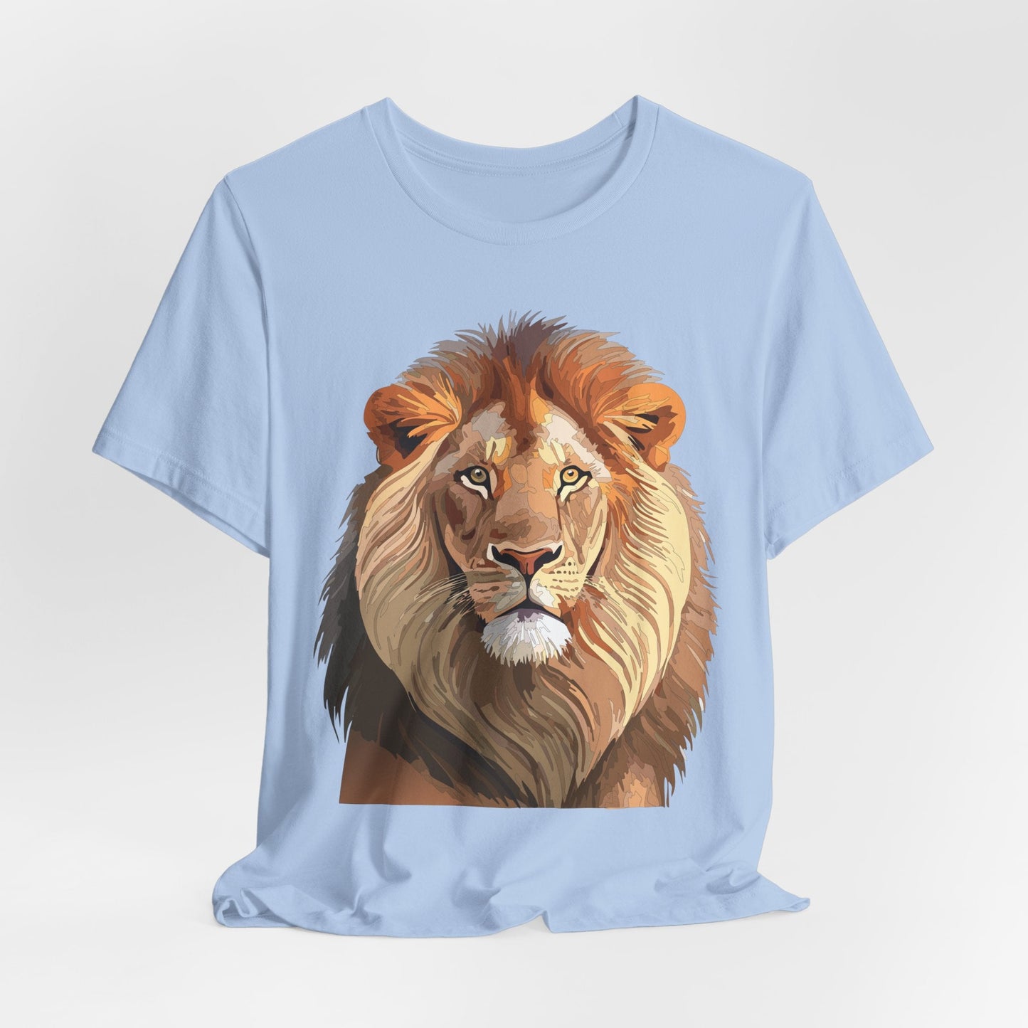 Unisex Animal Graphic Tee Shirt With Wild Animals Art Design For Everyday Wear Casual